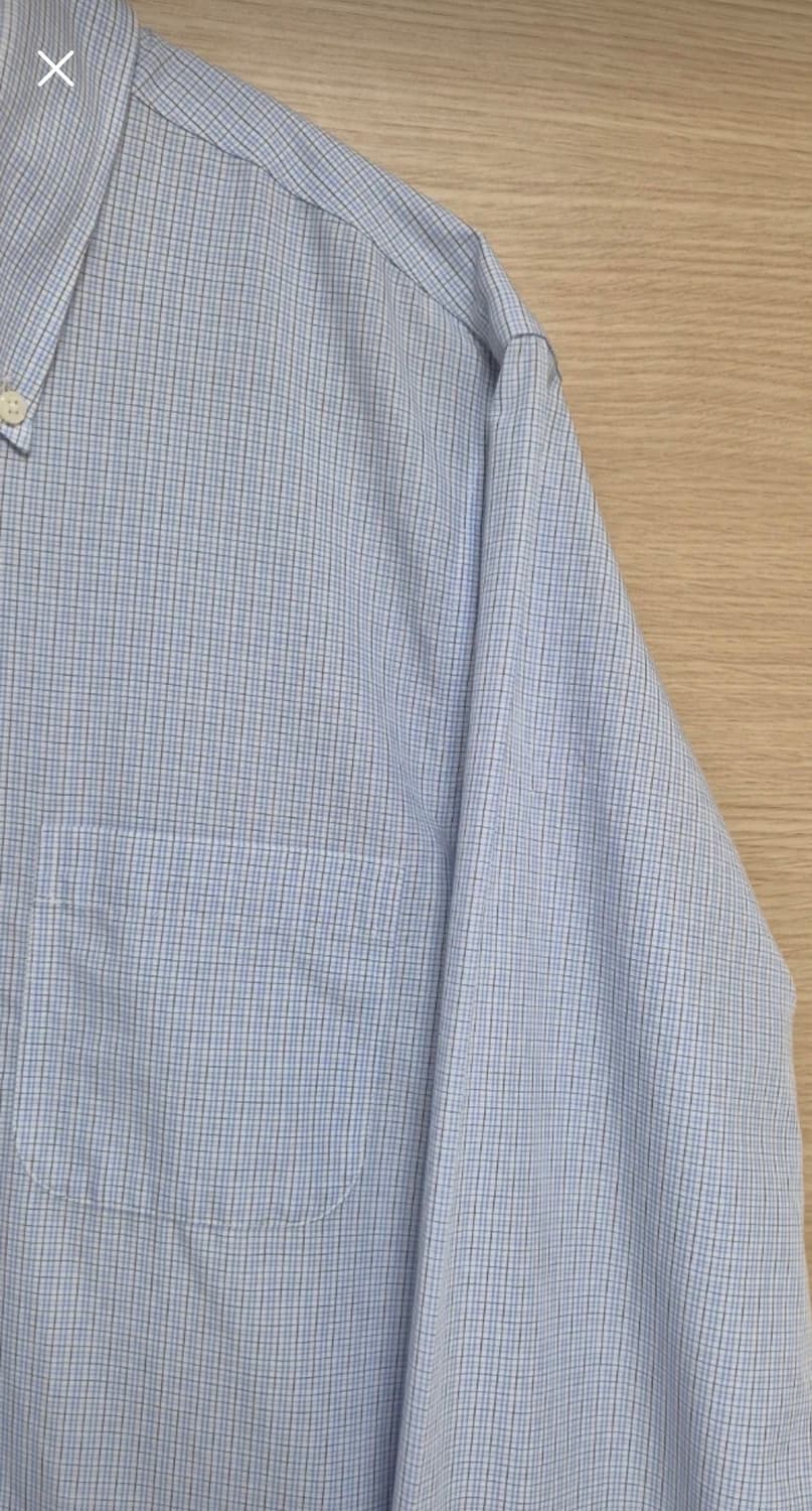 브룩스브라더스 반팔 체크 버튼다운 슬림핏 마드라스 셔츠 상품이미지3