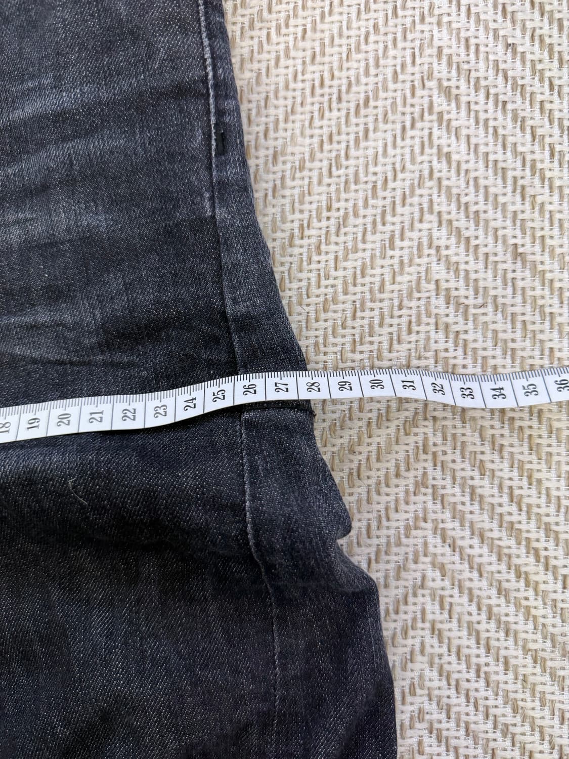 정품) 디스퀘어드 더블지퍼 슬림 바이커진 청바지 46 상품이미지9