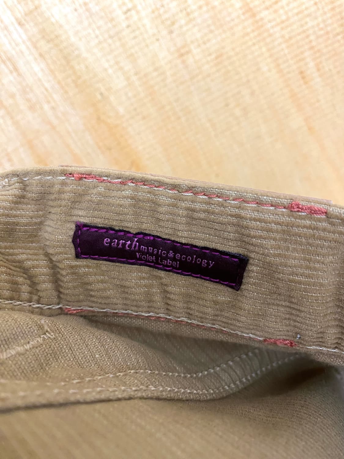LEE x EARTH music & ecology corduroy skt 상품이미지8