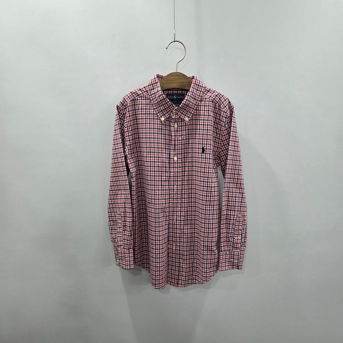 폴로랄프로렌 키즈 버튼다운 체크셔츠 7 상품이미지1