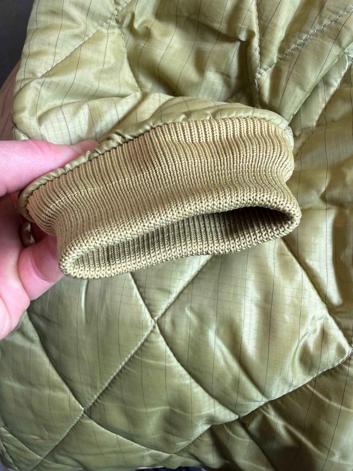 오리지널 한국군 퀼팅 라이너 자켓 / THK 지퍼 / 민트급  상품이미지5