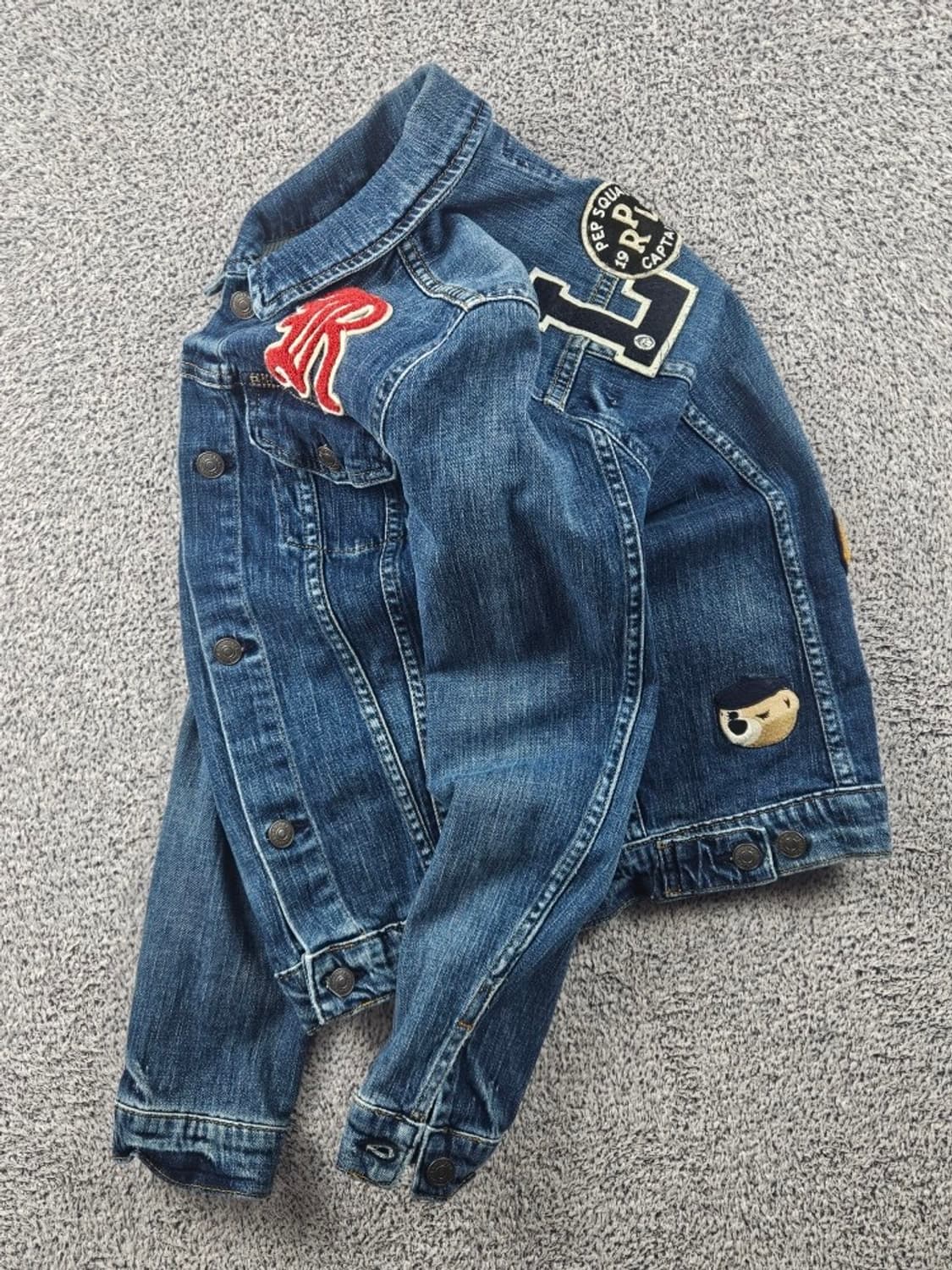 폴로랄프로렌 패치 포인트 데님 자켓 (14SIZE XS~S )/ 9425 상품이미지4