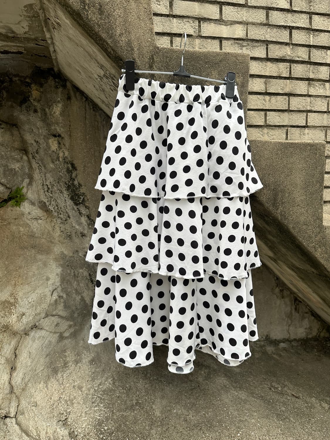Vintage three tier layered skirt  상품이미지4