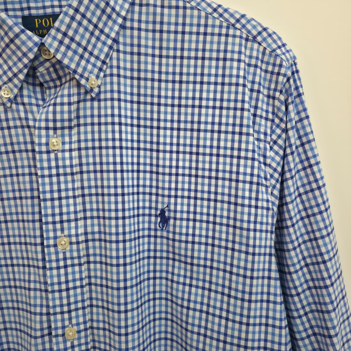 [L] 폴로 랄프로렌 체크 셔츠 신형 큐알택 상품이미지4