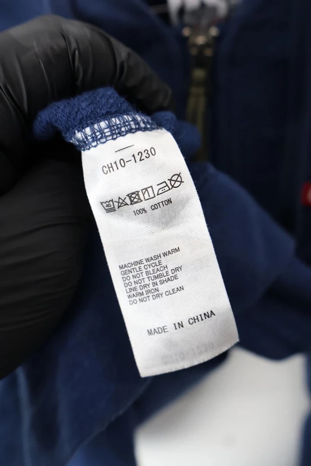 Chums Navy Zip Hoodie Small Logo 상품이미지7