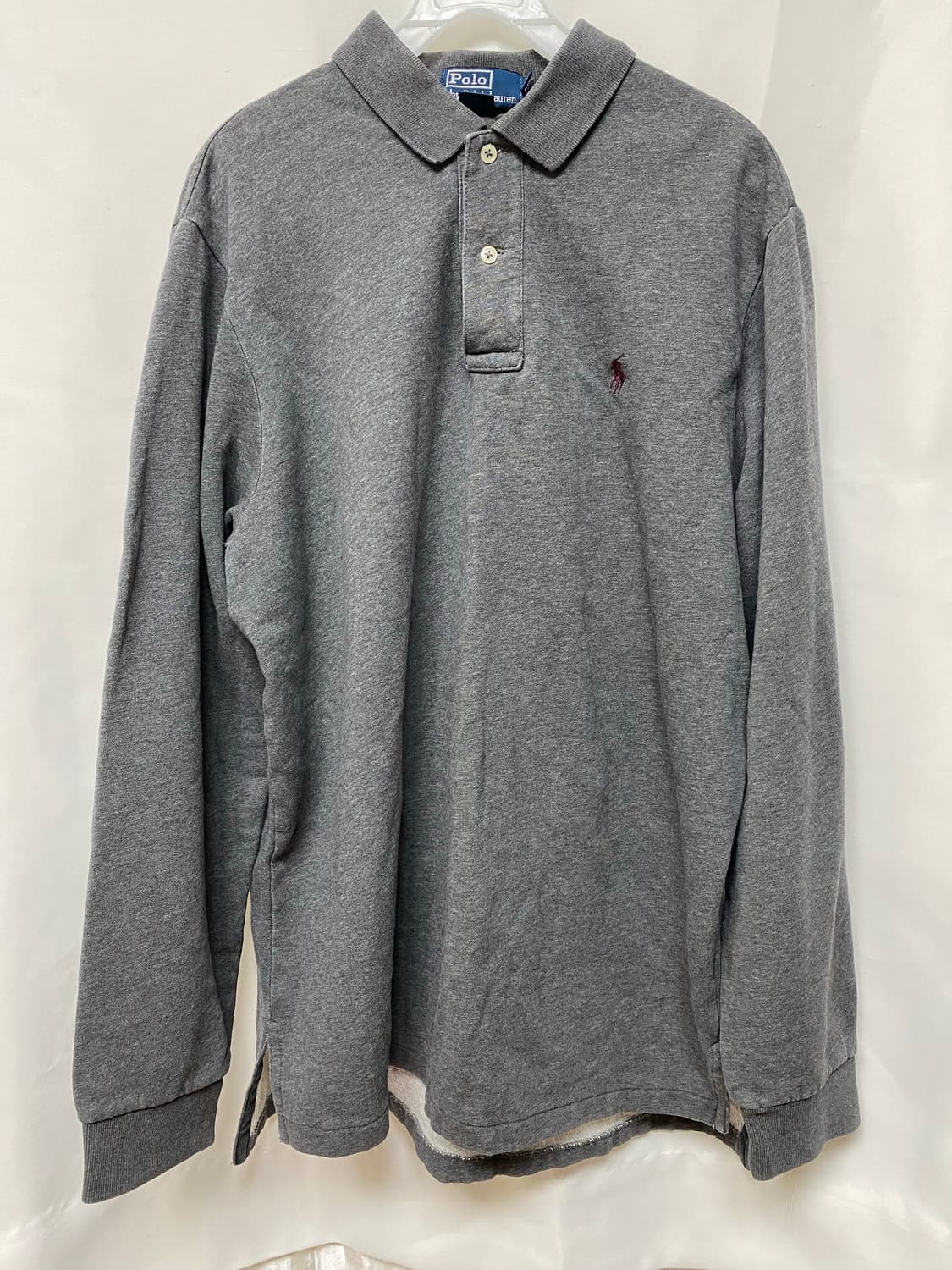 폴로 랄프로렌 PK 긴팔티 그레이 L 상품이미지1