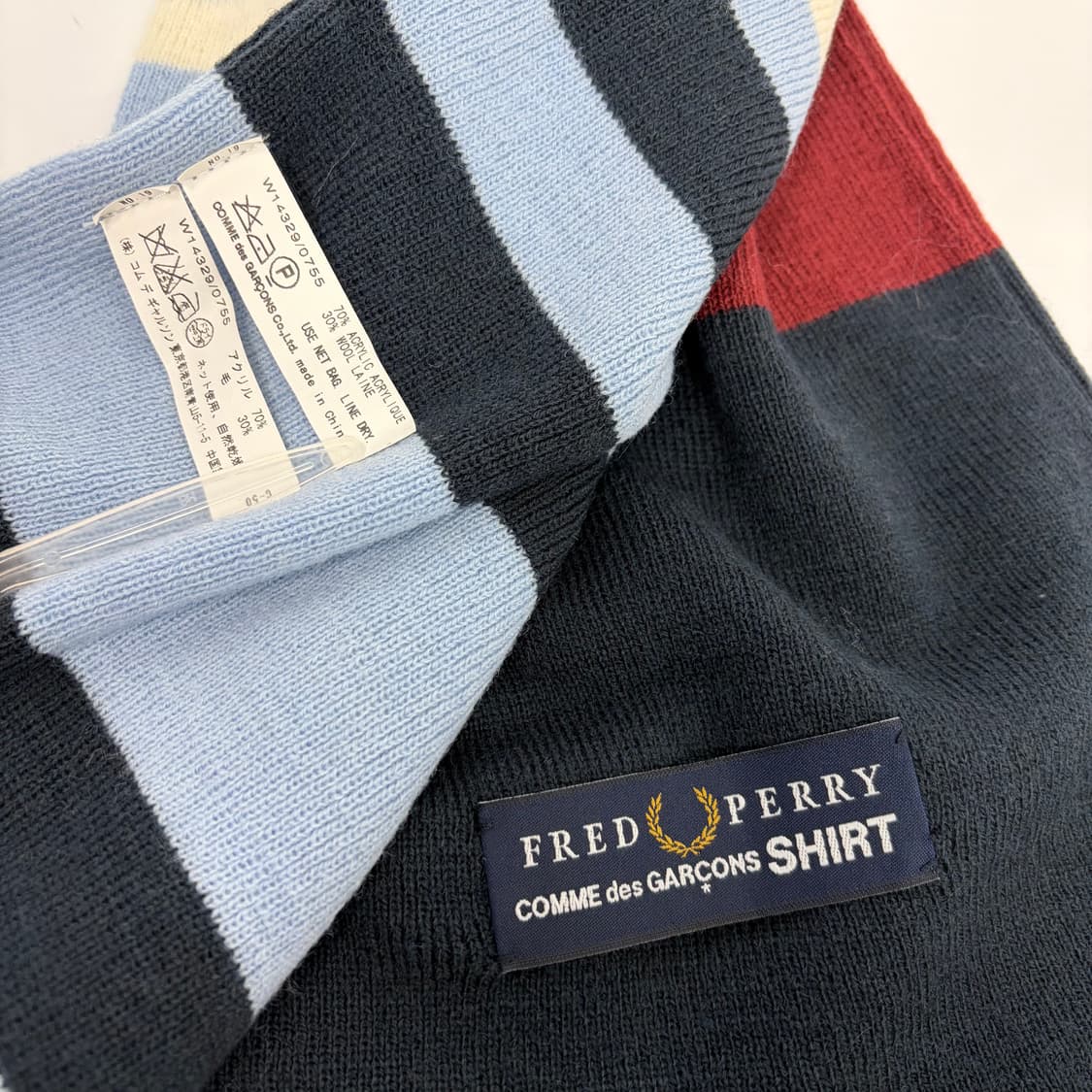 꼼데가르송 프레드페리 머플러 목도리 상품이미지3