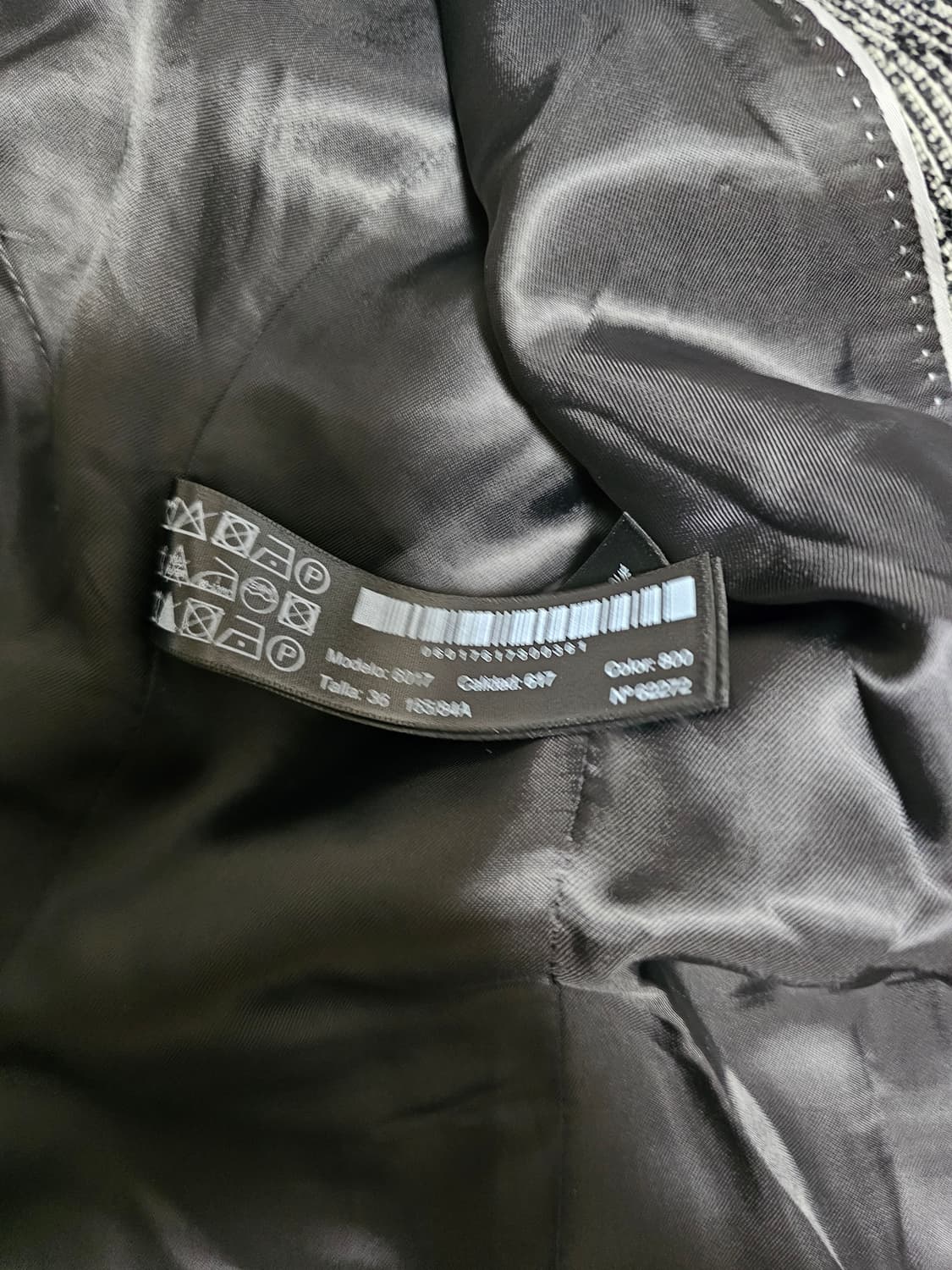 Massimo Dutti 마시모두띠 울 체크 더블 블레이저 M 상품이미지5