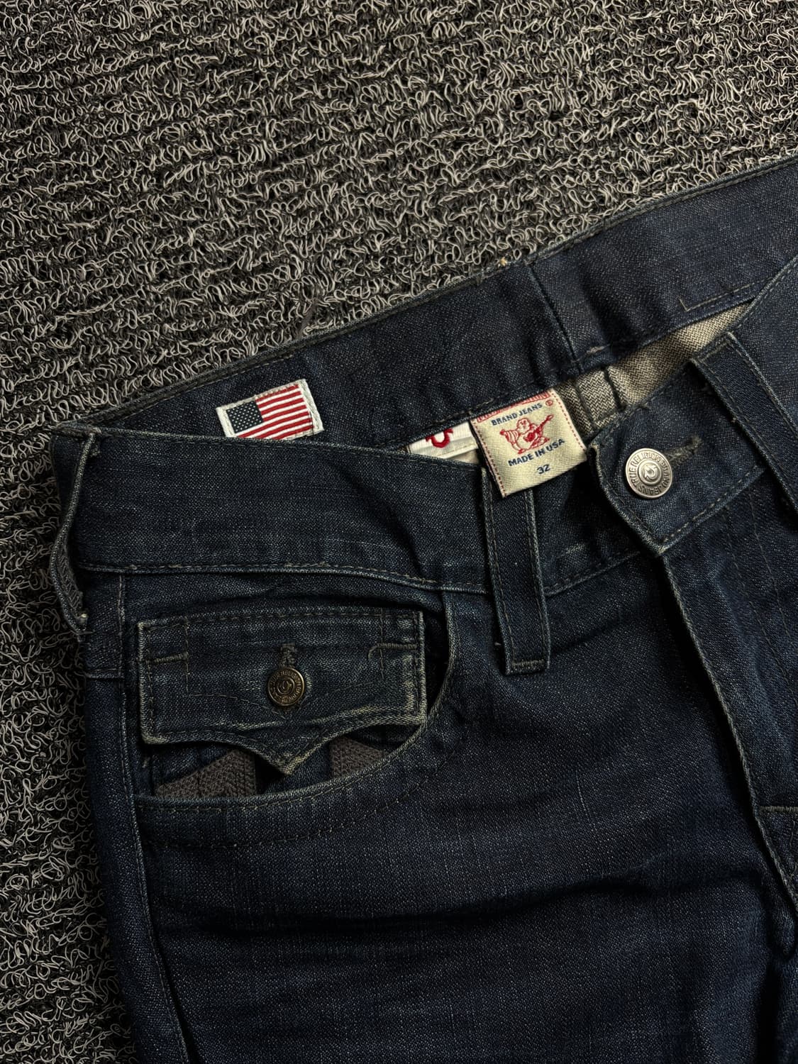 00s 트루릴리젼 y2k 빈티지 빌리 새미 부츠 데님 팬츠 1732 상품이미지3