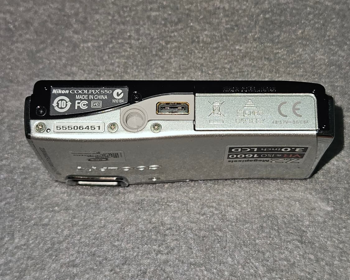 니콘 쿨픽스 s50 빈티지 디카 판매합니다 상품이미지4