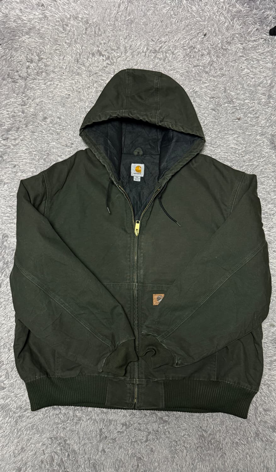 [2XL] 칼하트 J130 MOS 모스그린 빈티지 액티브 자켓 상품이미지2