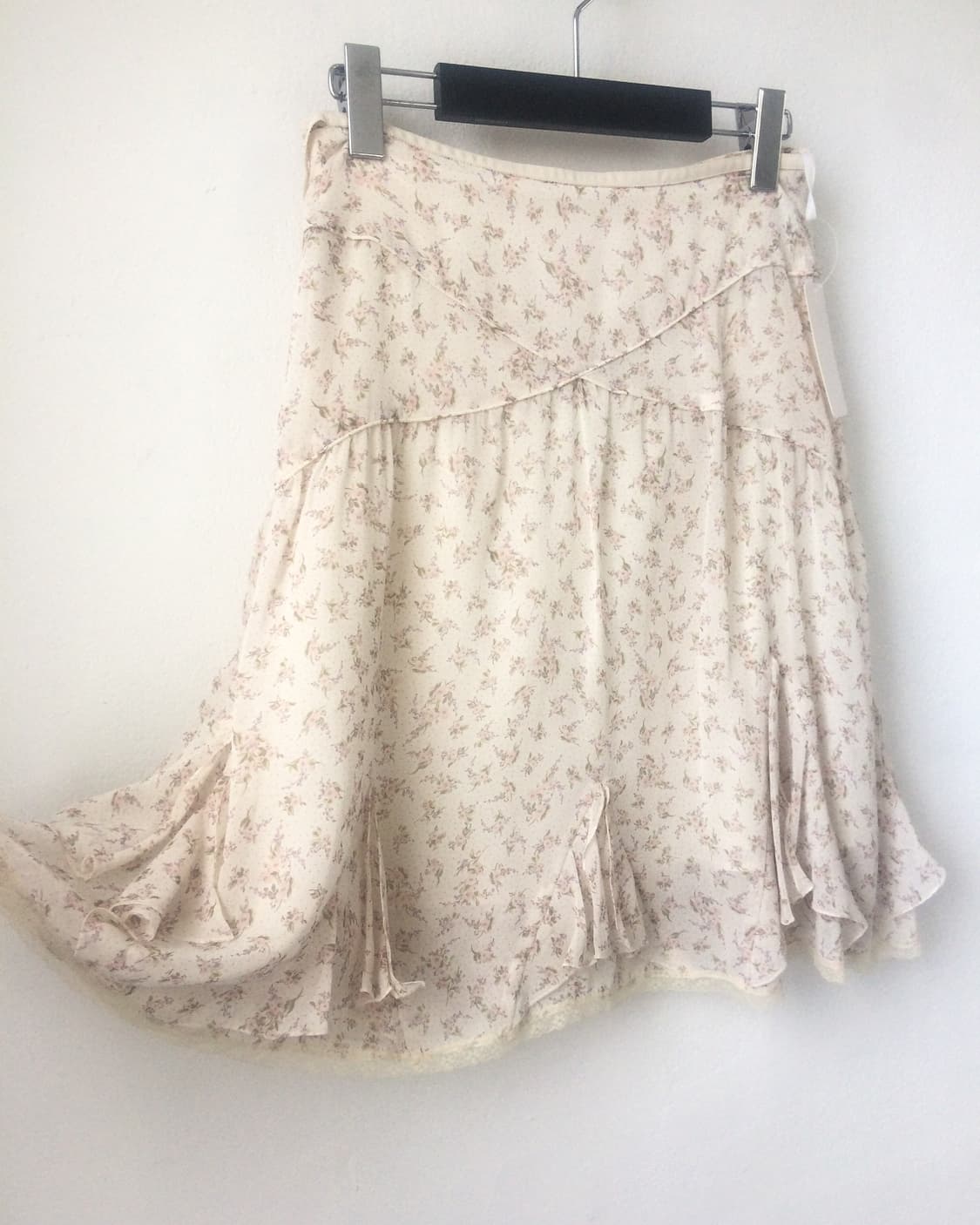 Flower pattern tied midi skirt 상품이미지2