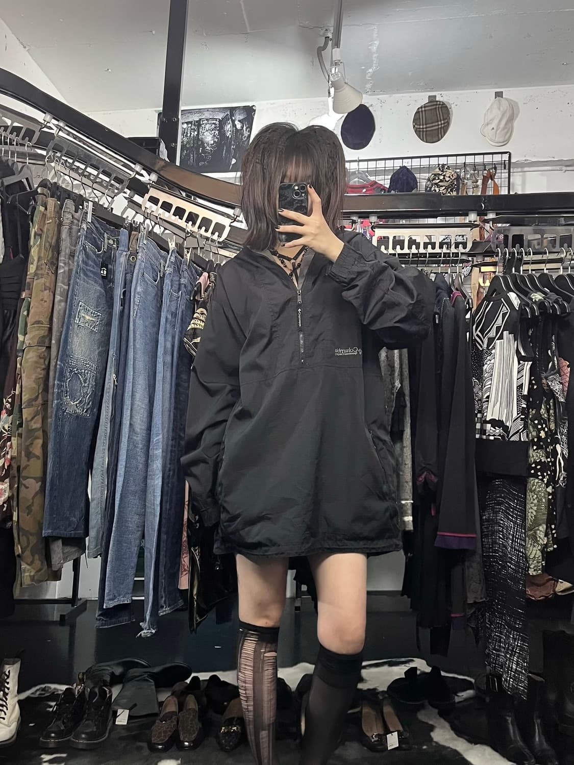 컬럼비아 아노락 반집업 후드 상품이미지1
