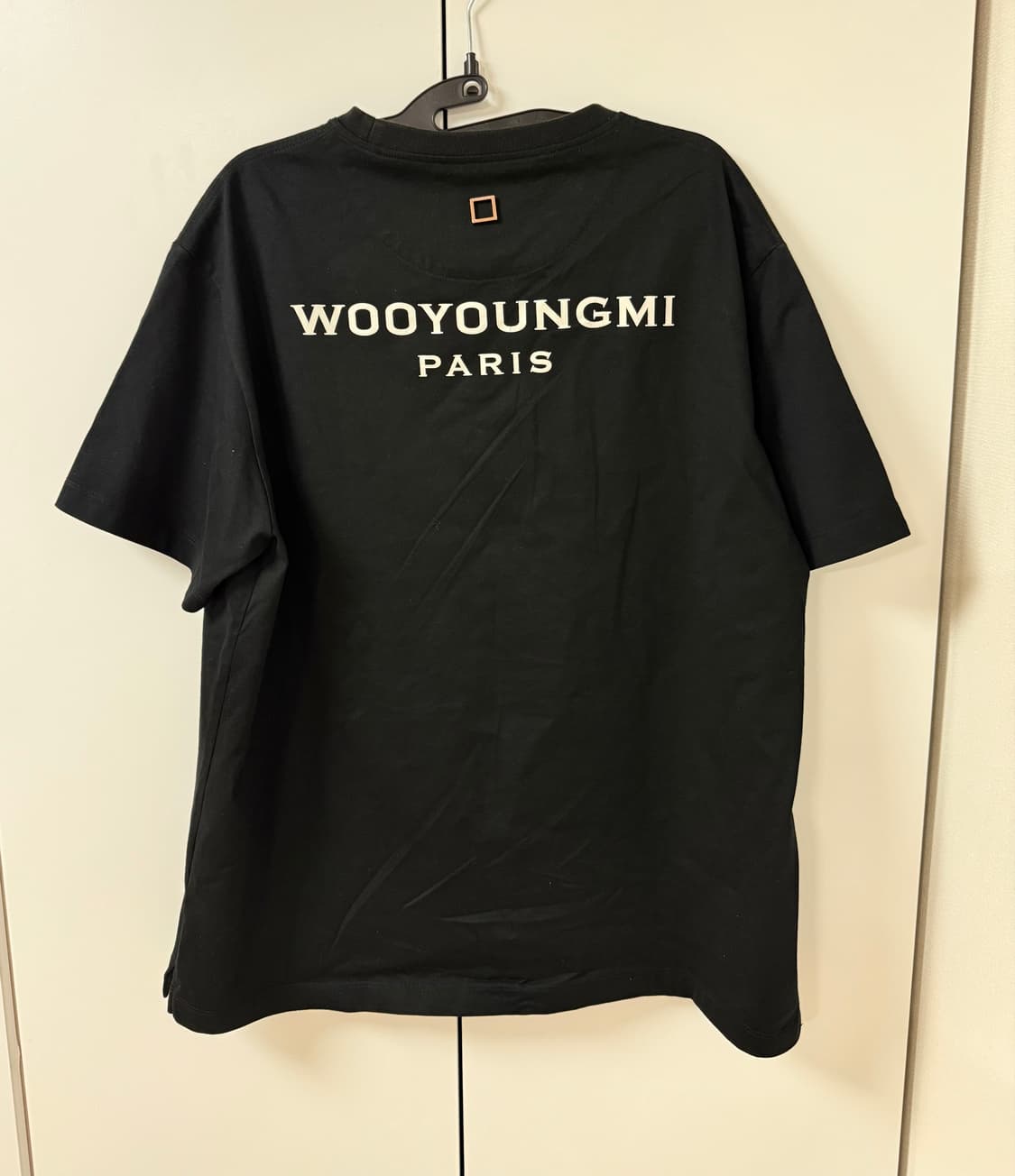 우영미 파리 로고 반팔 블랙 상품이미지1