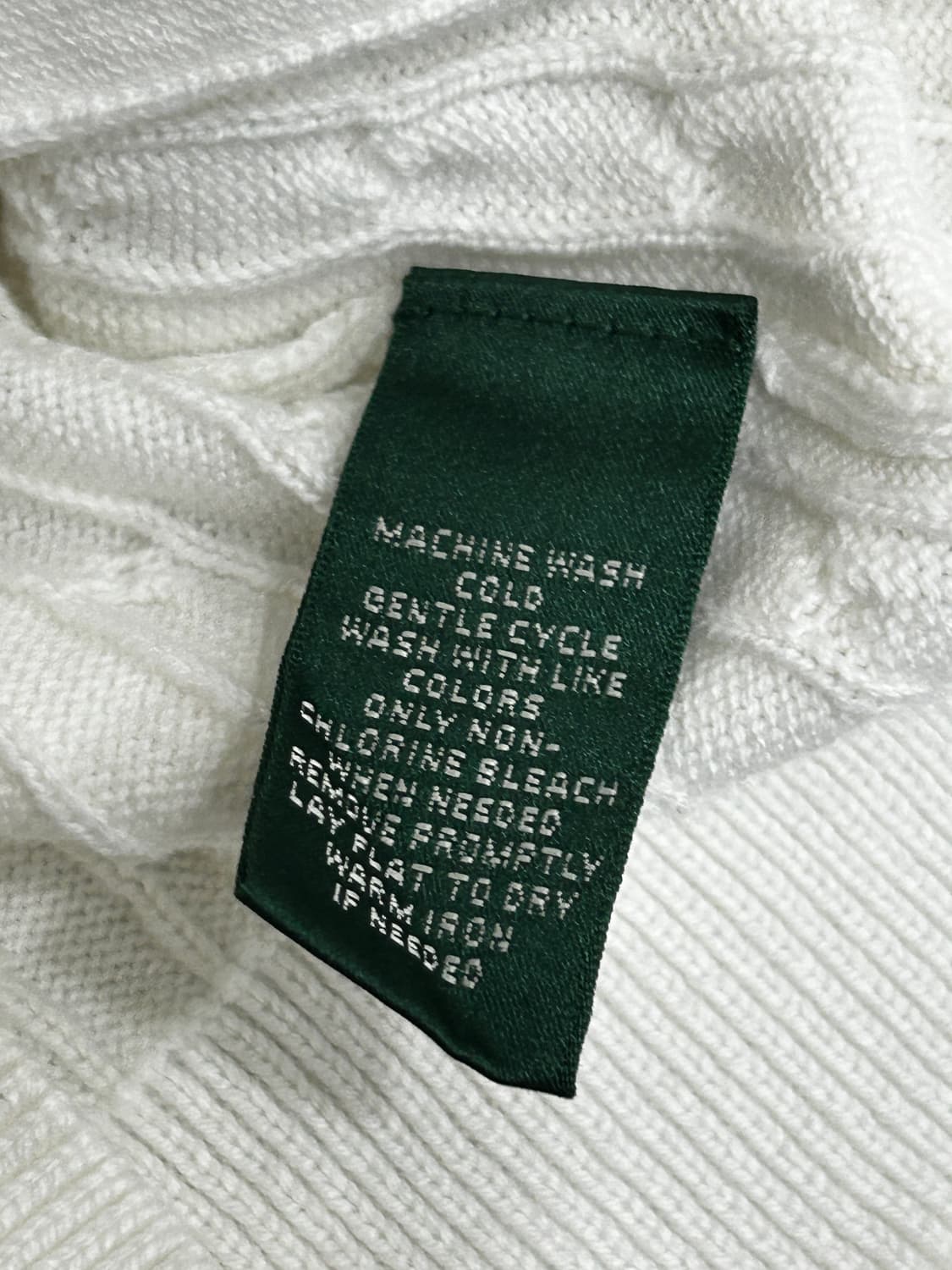 LRL 로렌랄프로렌 액티브 케이블 니트 가디건 여성 S (새상품급) 상품이미지7