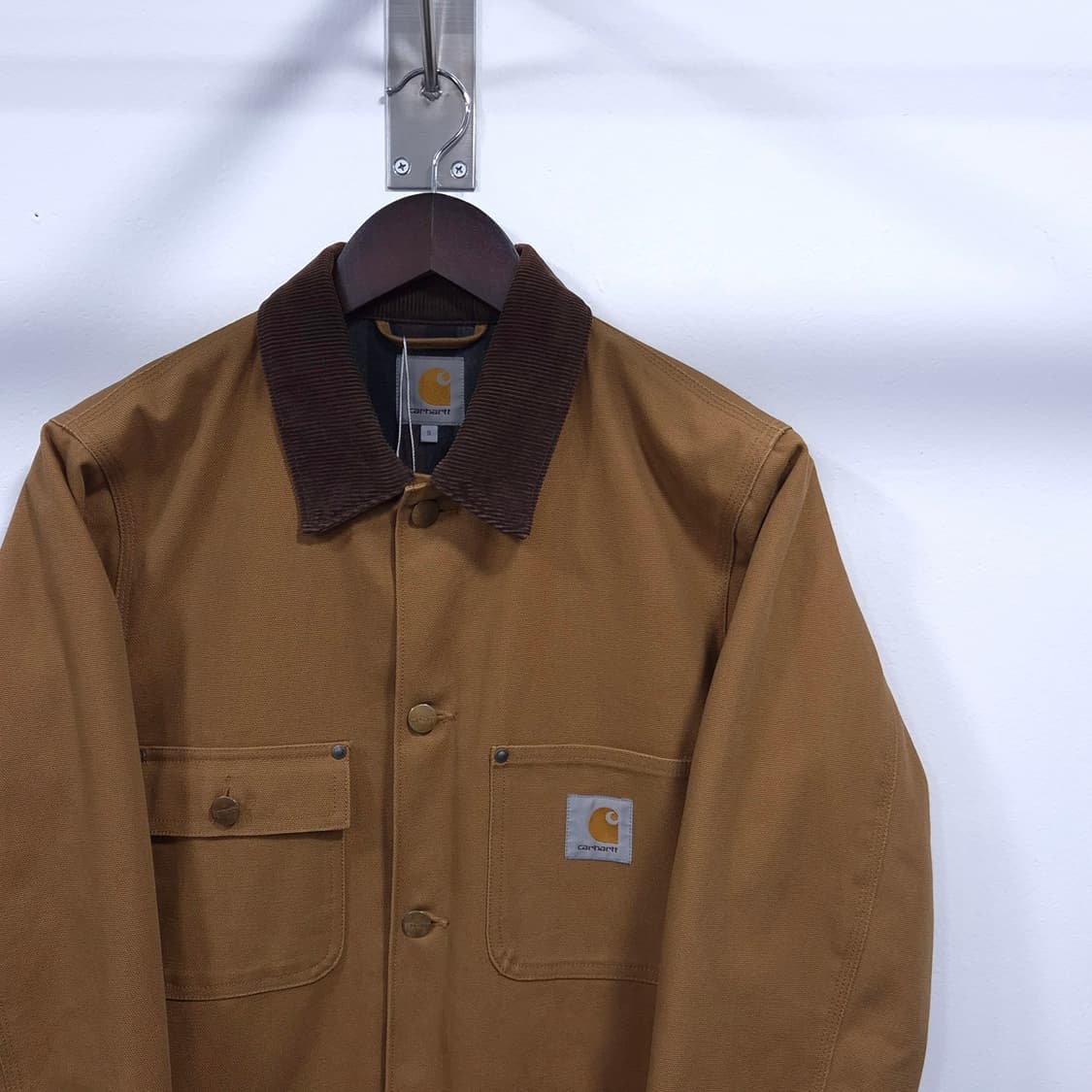 칼하트 옥스포드 코듀로이 카라 워크웨어 초어 자켓 S / 할인 상품이미지3