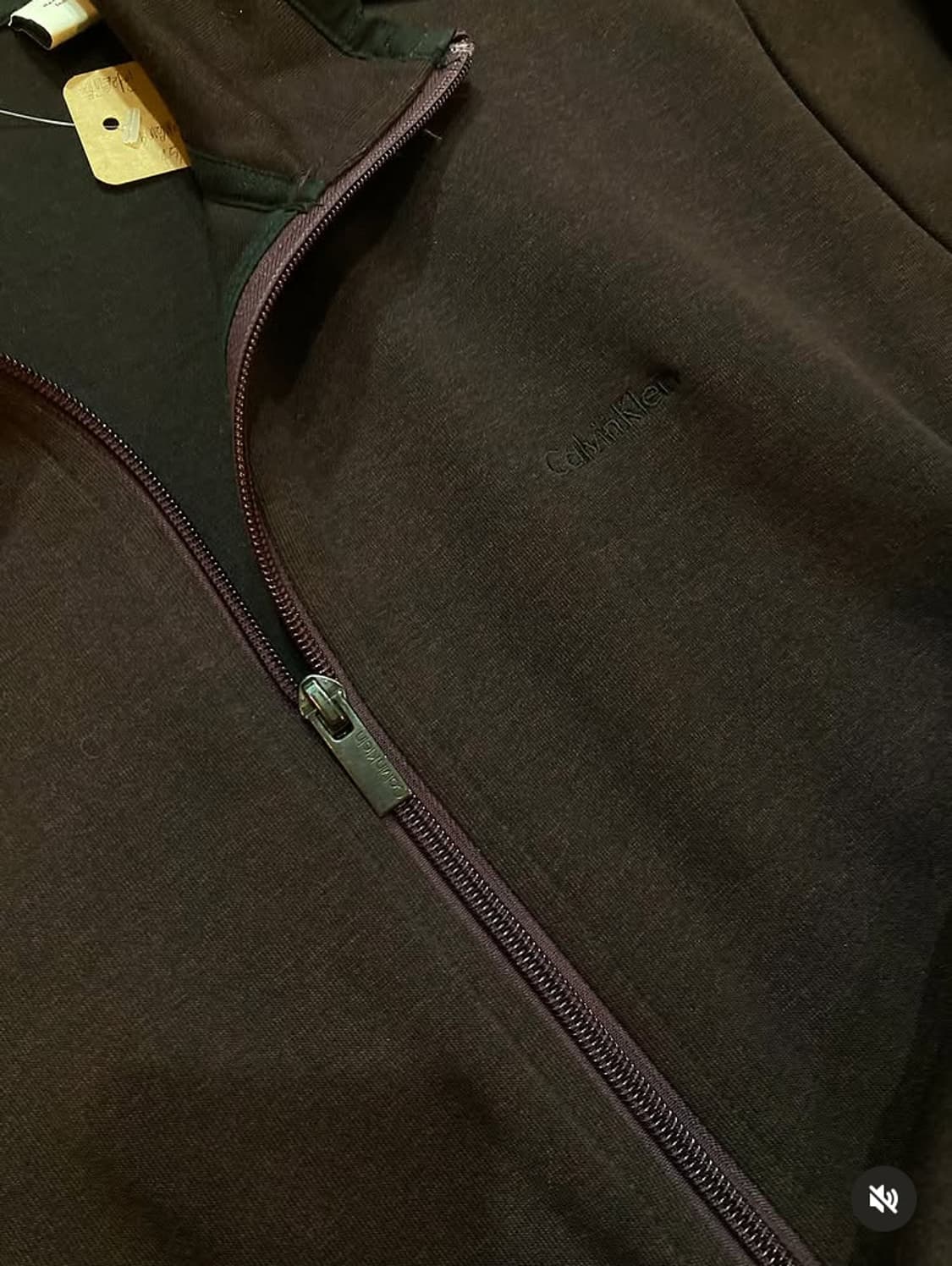 캘빈클라인 버건디 집업 상품이미지5