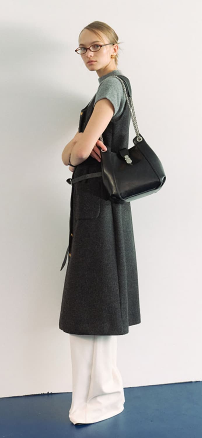 루에브르 삭드 솔티 버켓백 블랙 상품이미지2