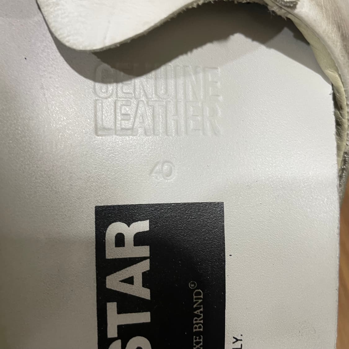 골든구스 슈퍼스타 화이트 스니커즈 265 상품이미지9