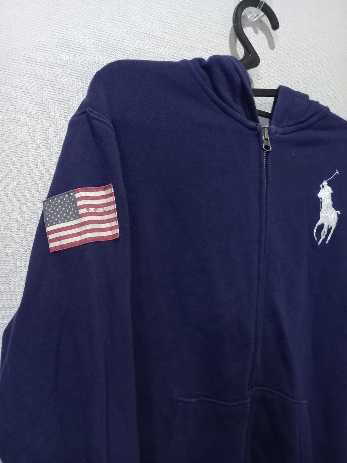 폴로 POLO 빅포니 성조니 후드집업 90/W 상품이미지2