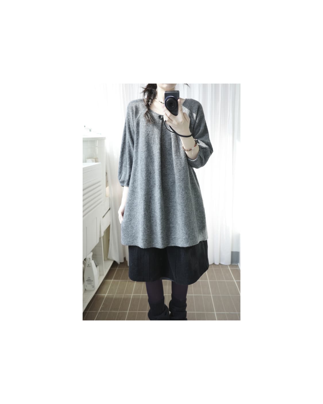 Airpaper grey one-piece 상품이미지3