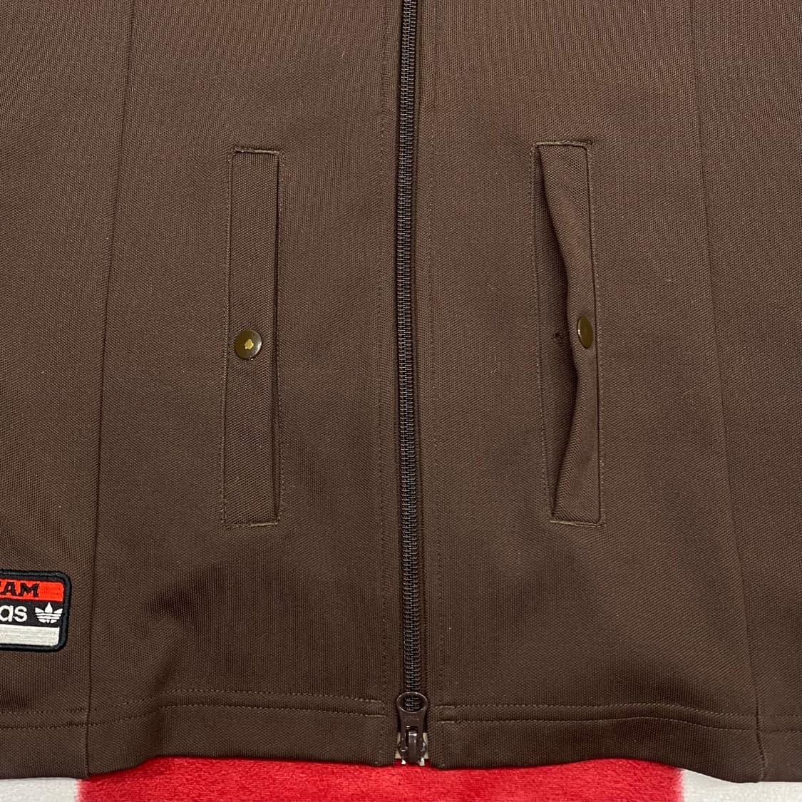 아디다스 브라운 팀 트레포일 트랙탑져지 여성85 상품이미지3