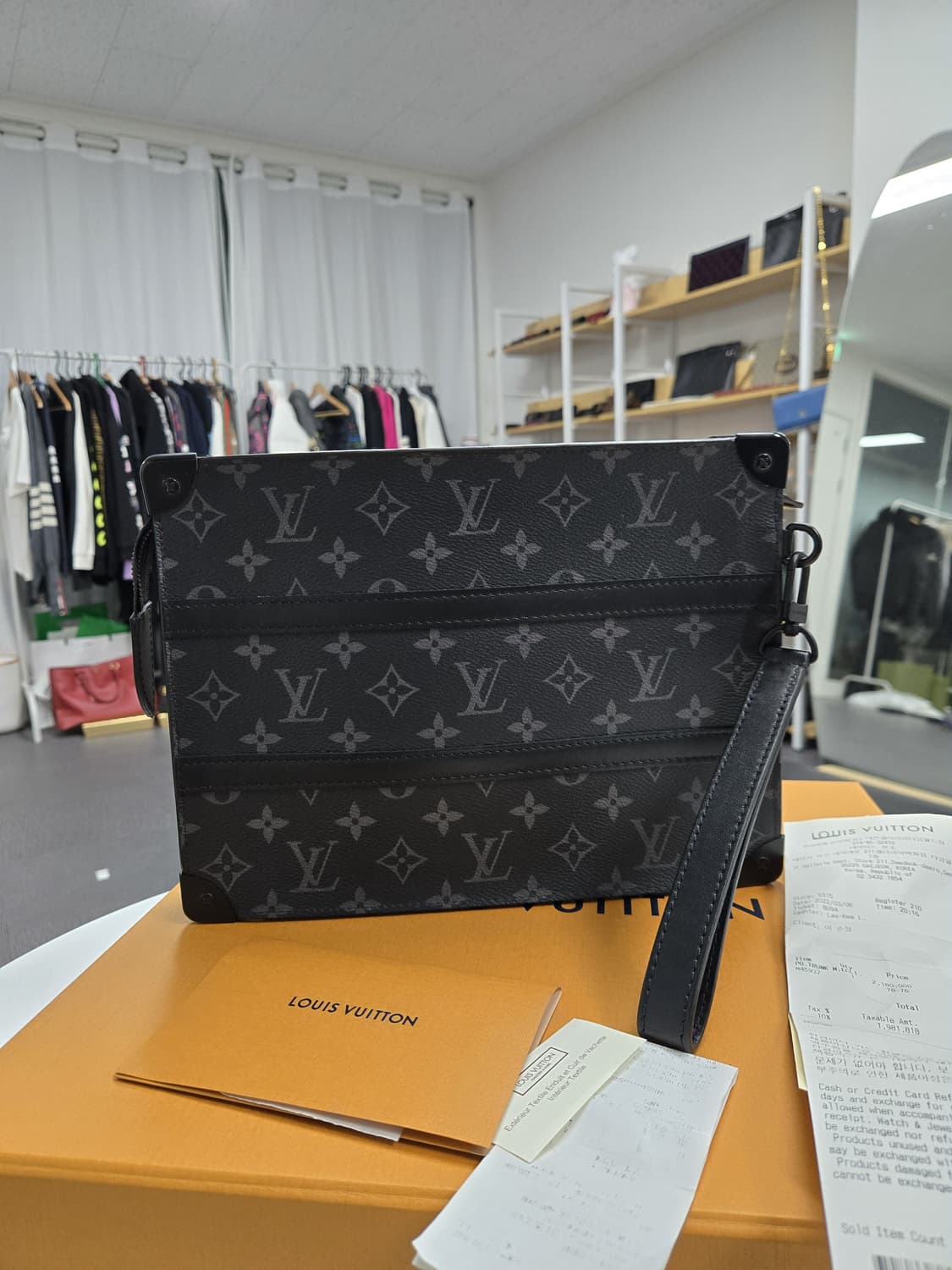 [A급컨디션]루이비통 이클립스 트렁크 클러치백 상품이미지1