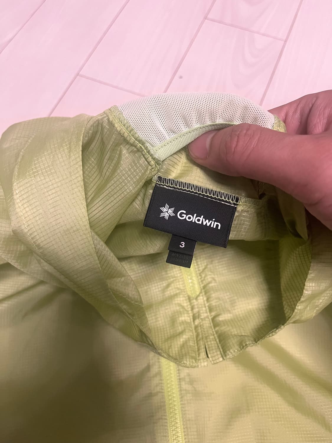 골드윈 에어리 airly 패커블 윈드 쟈켓 라지 상품이미지5