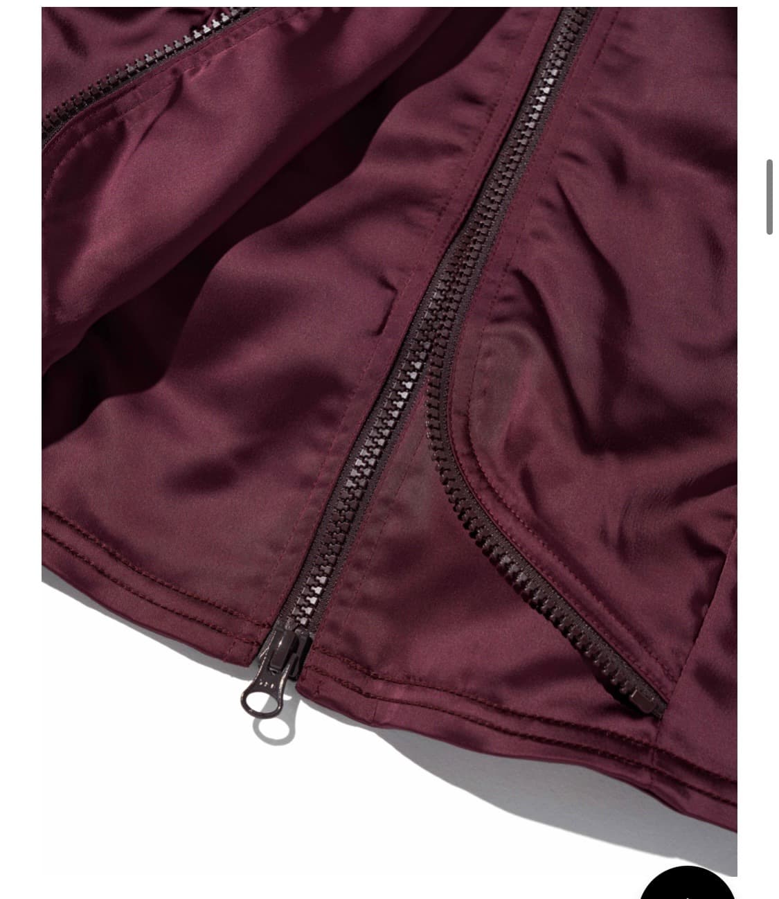 Moto zip jacket - burgundy 상품이미지4