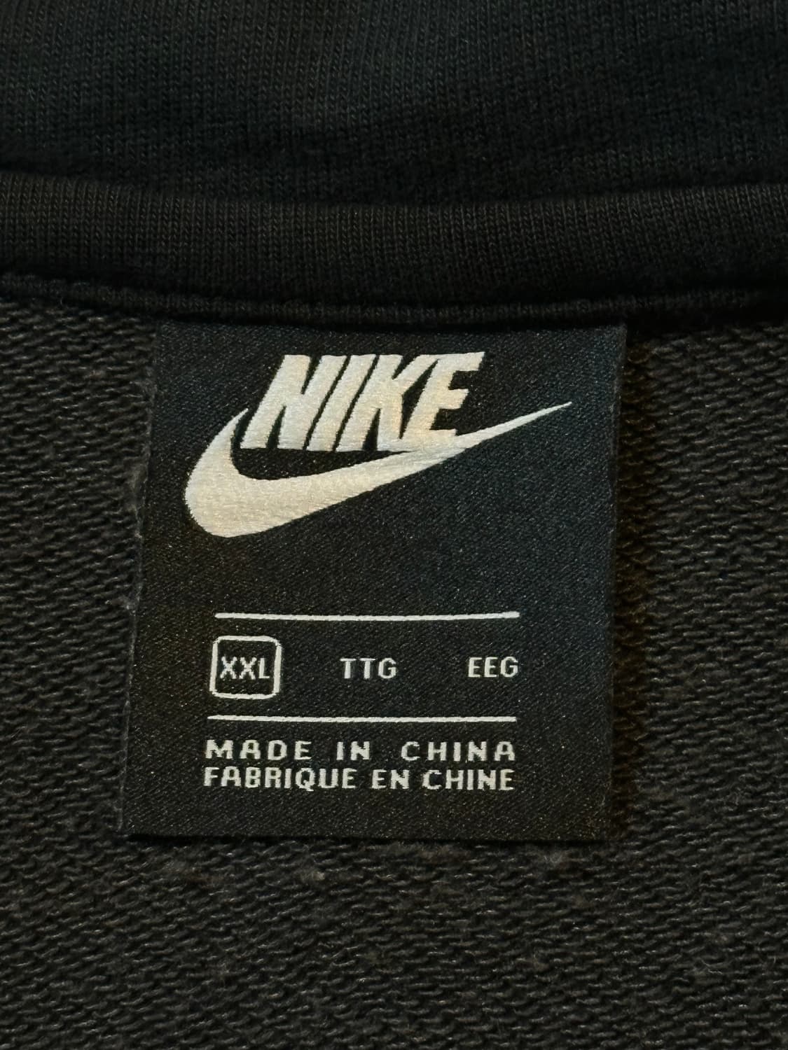 나이키 NIKE 더블 스우시 사이드 로고 후드집업 블랙 상품이미지6