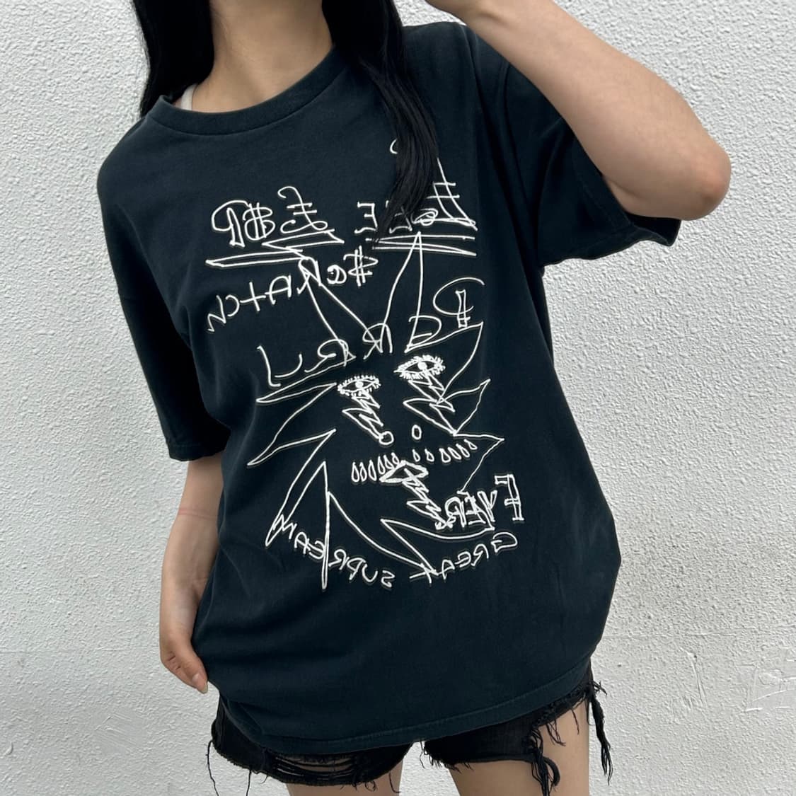 2010 S/S 슈프림 Lee Scratch Flyer 반팔 L 상품이미지1