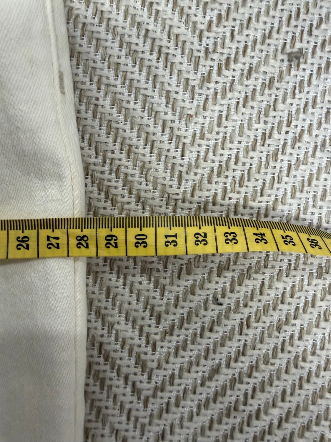 정품) TIME 타임 한섬 여성 아이보리 데님 팬츠 61(24-25) 상품이미지9