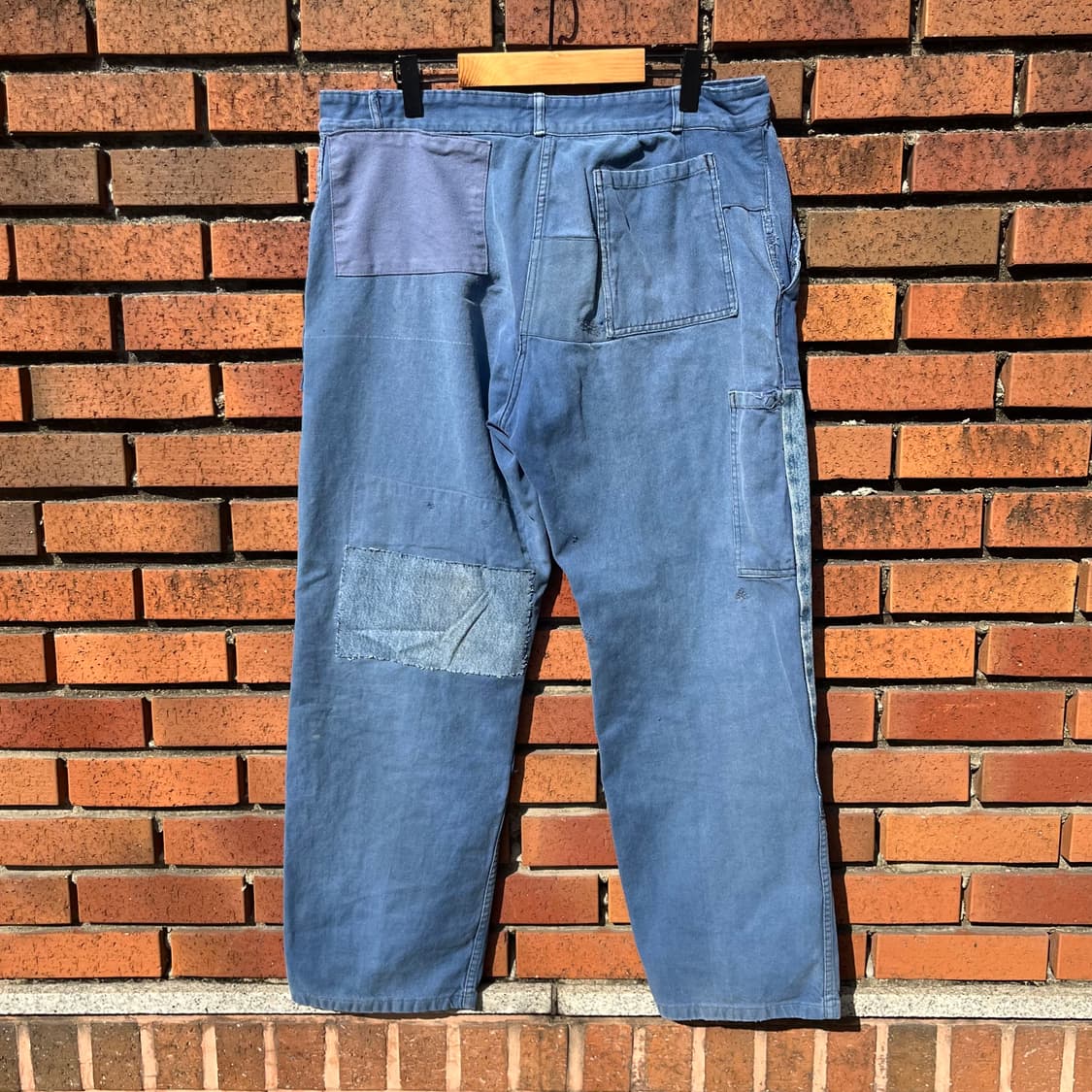 70s 빈티지 리페어 프렌치 워크 팬츠 (35“) 상품이미지3