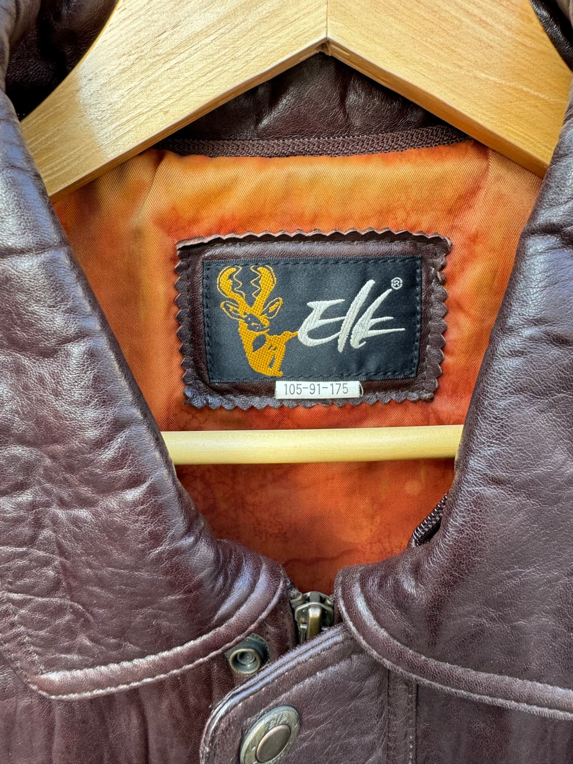 8-90s 국내생산 양가죽 봄버 자켓 형사느낌 상품이미지6