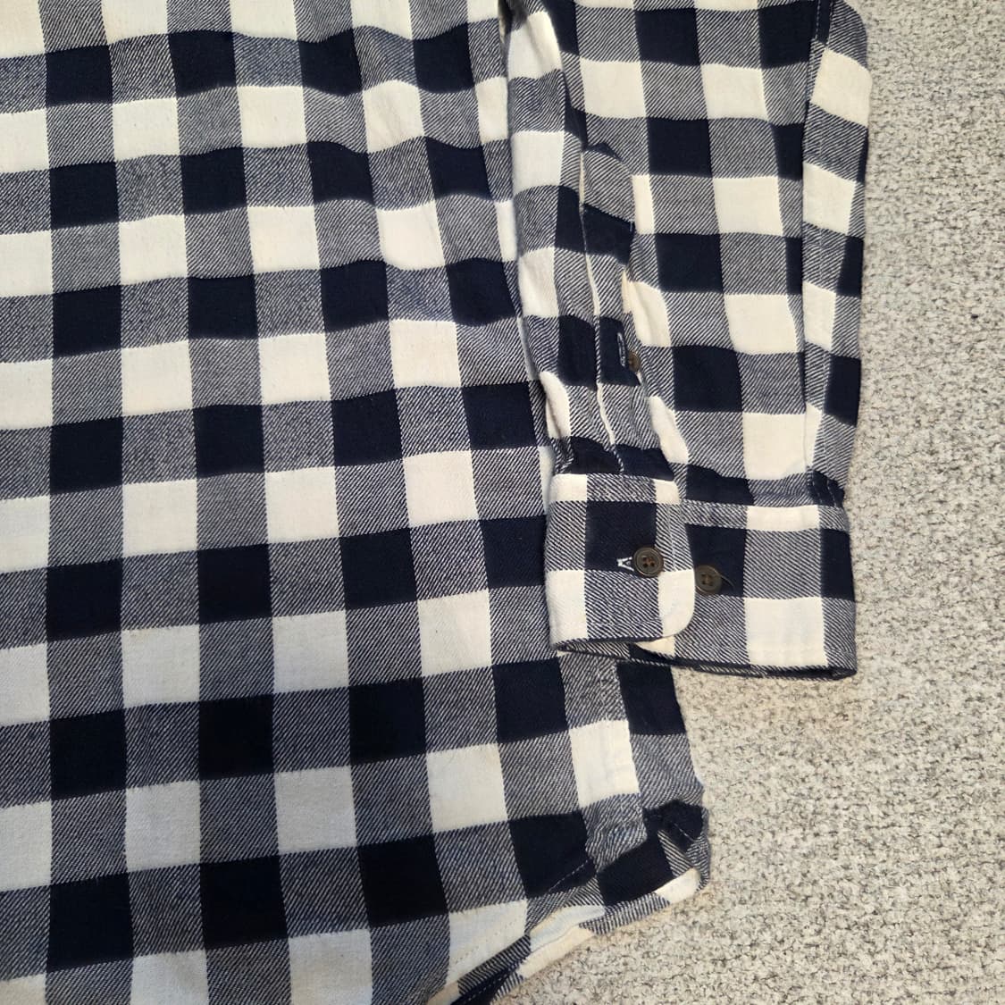 Croft&Barrow 플란넬 체크셔츠 XL(105) 상품이미지4