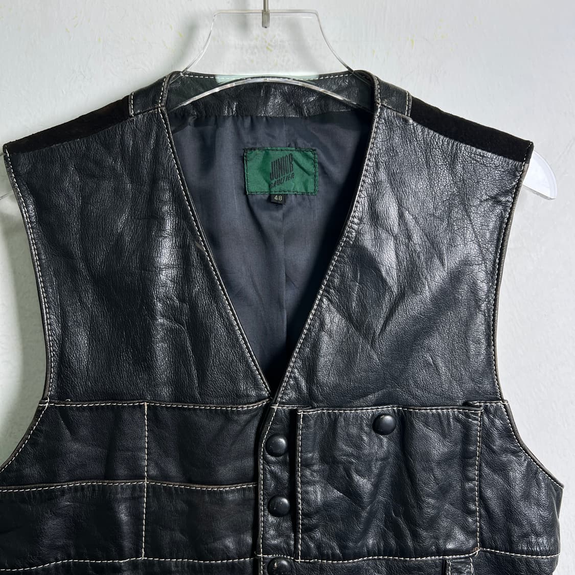 90's 장 폴 고티에 주니어 고티에 레더 베스트 48 상품이미지4