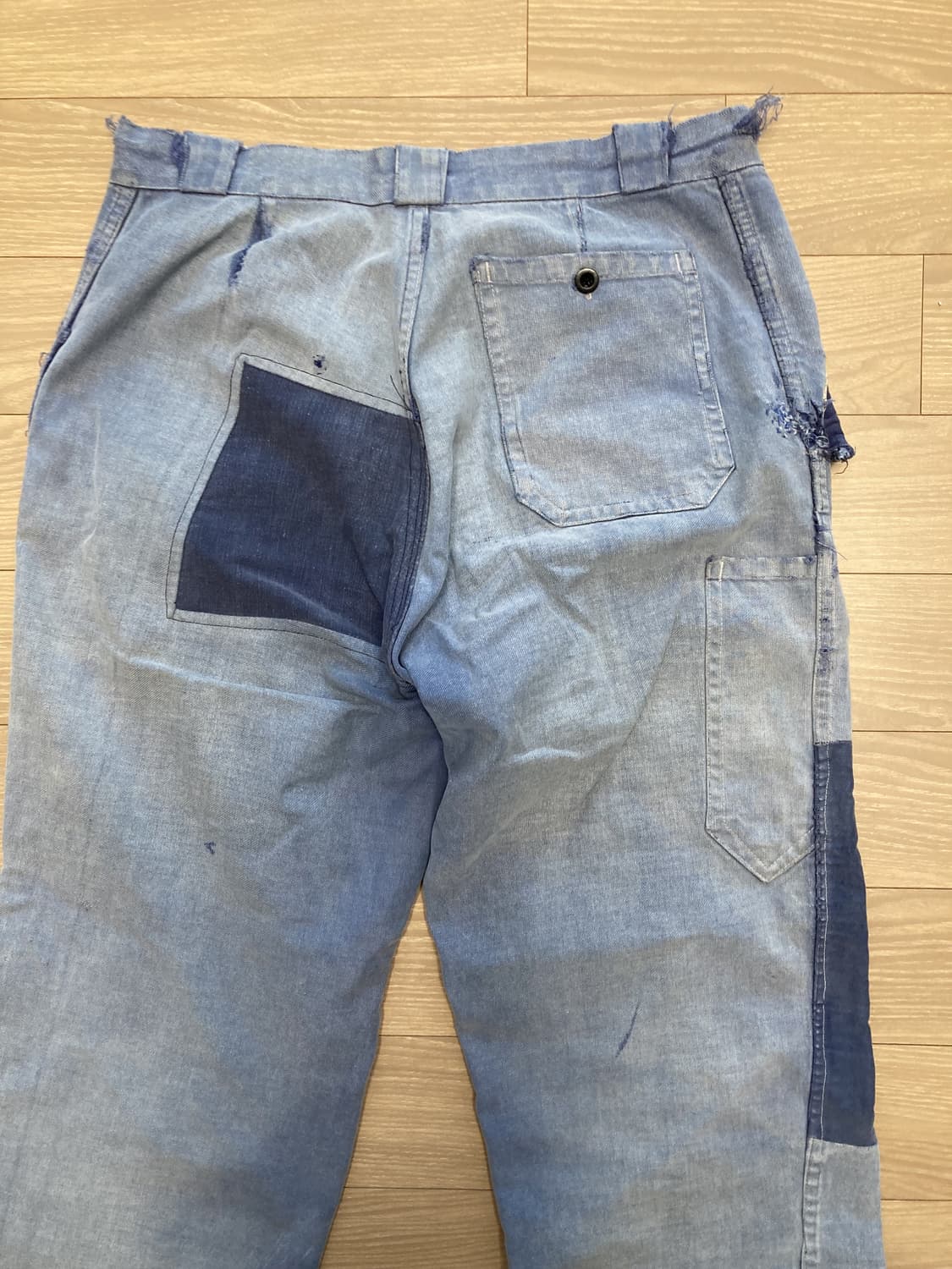 60s 프렌치 워크팬츠 페이드 블루 dumont d'urville 31 상품이미지8