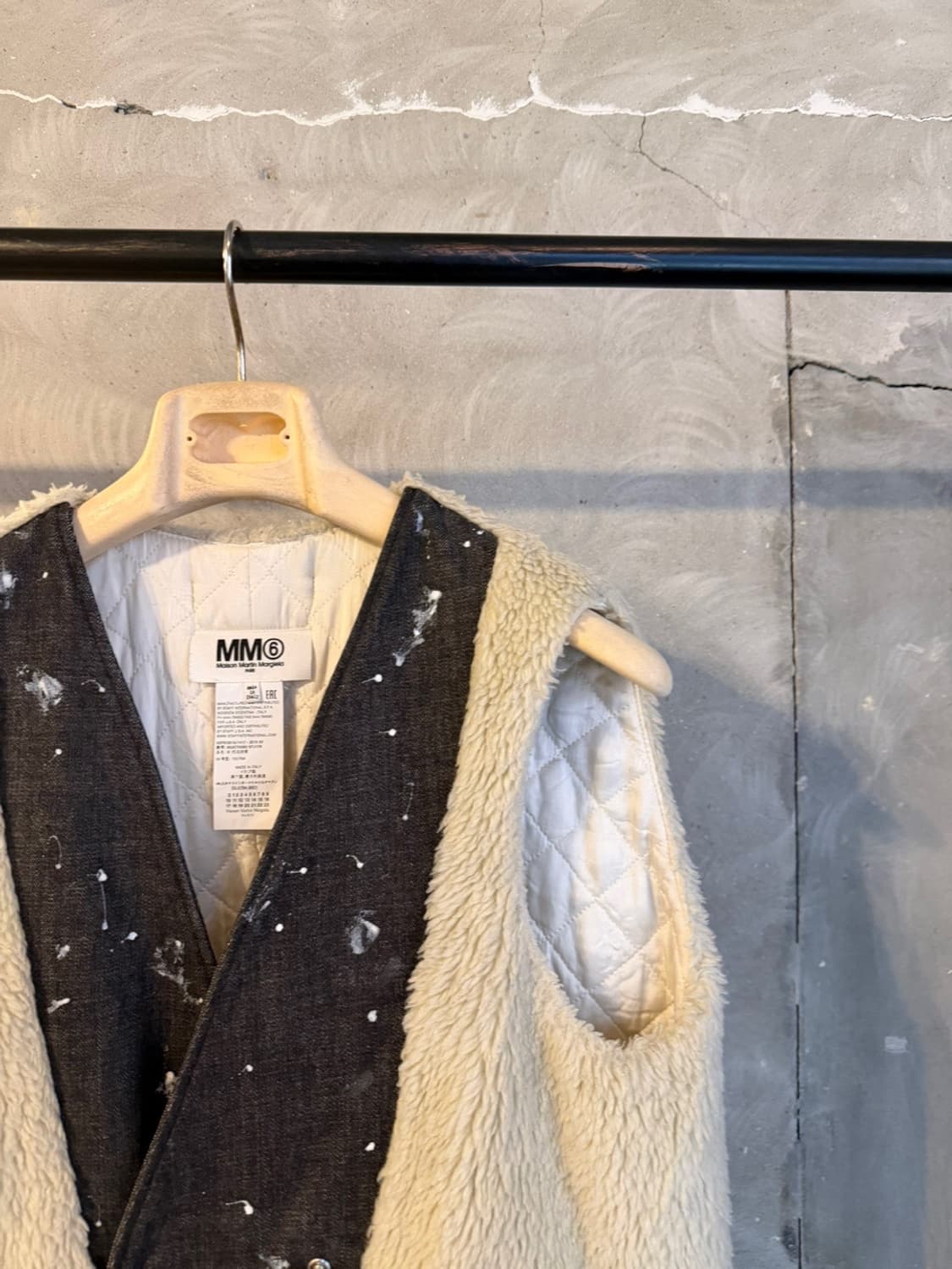 마르지엘라mm6 시어링 베스트 여성66 상품이미지5