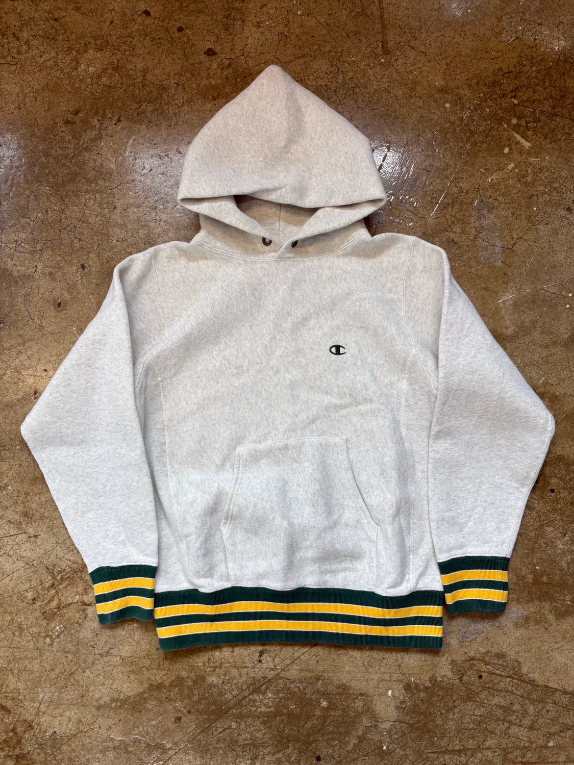 챔피온 리버스위브 배색 후디 상품이미지2