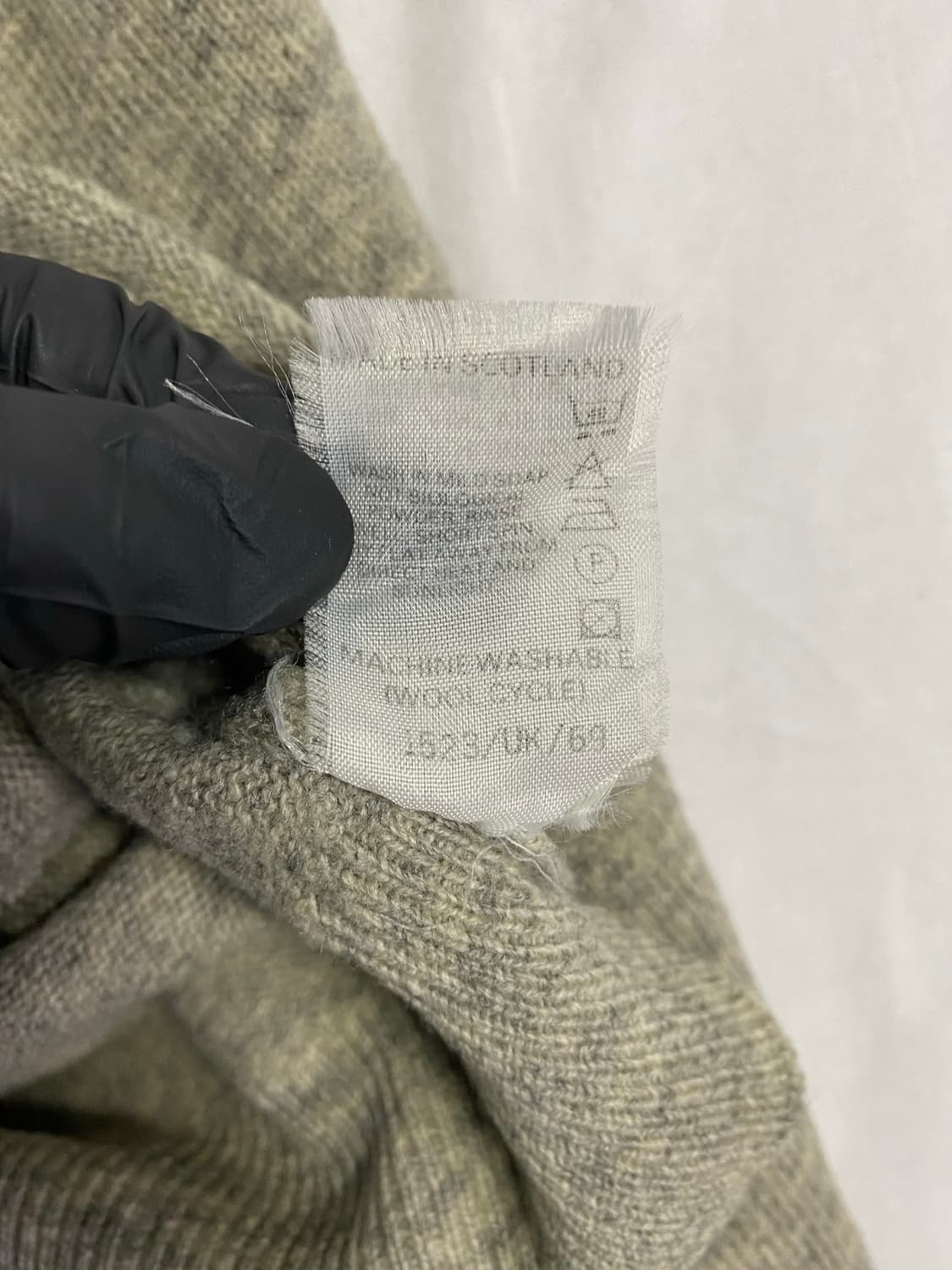 버버리 램스울 오트밀 니트 스웨터 38 <550> 상품이미지6