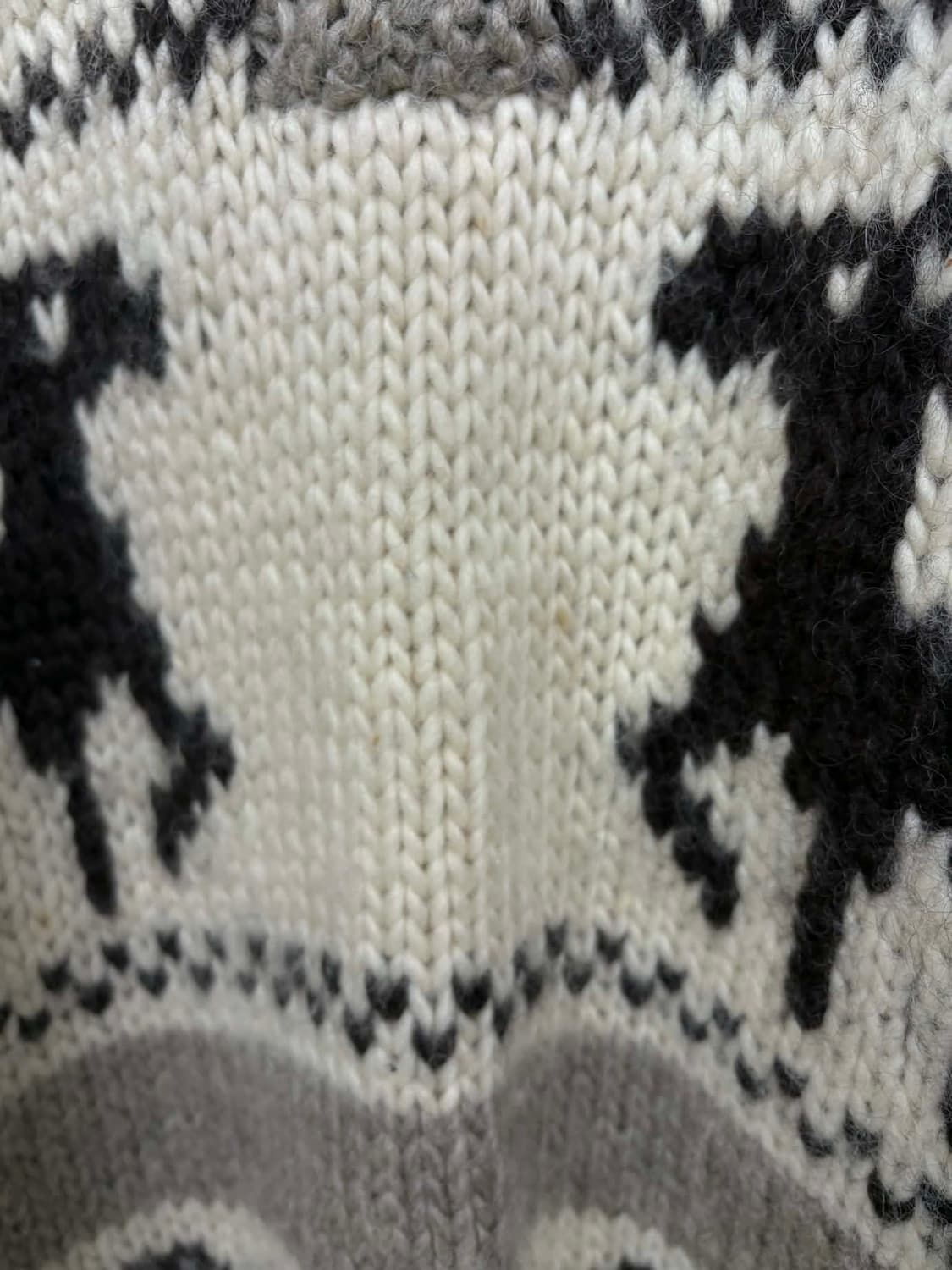 [L] 빈티지 코위찬 헤비 울 니트 상품이미지5