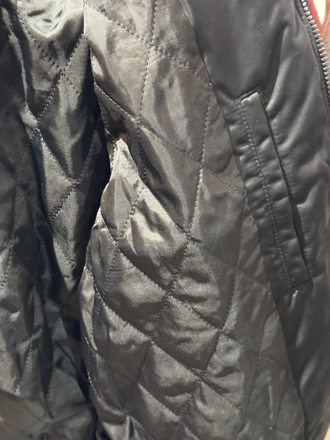 메종미네드 셔링 플라이트 자켓 항공점퍼 블루종 L 상품이미지7