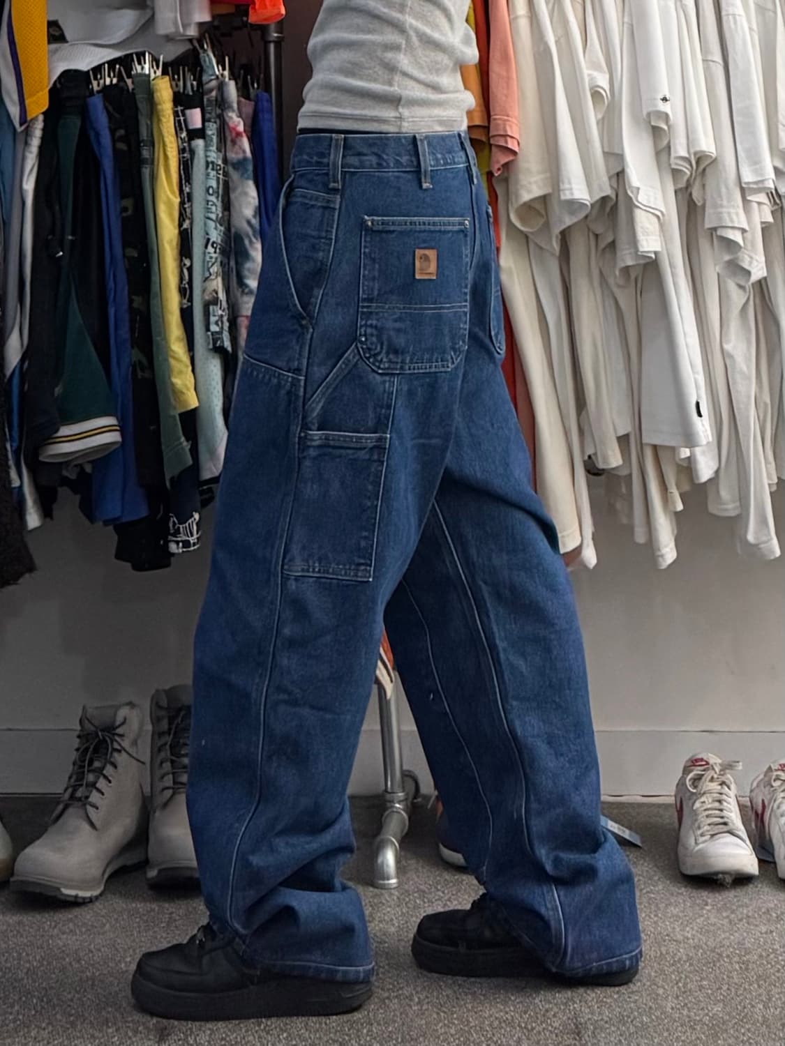 00s 칼하트 더블니 카펜터 데님팬츠 상품이미지8