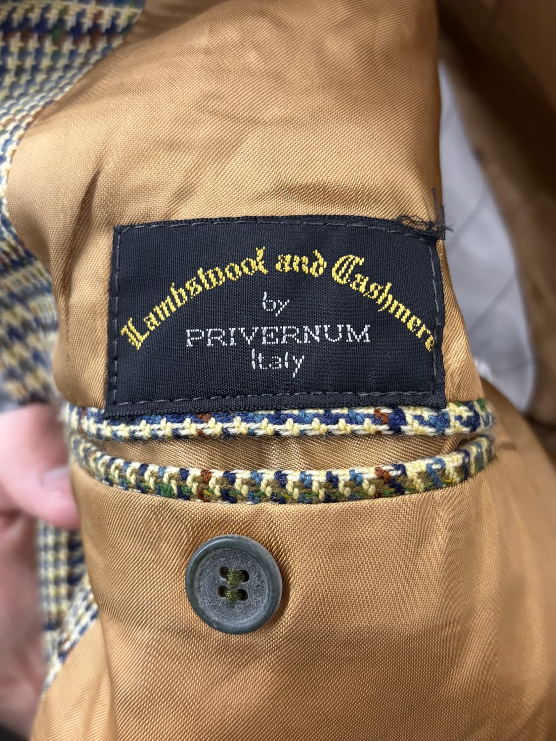 Acquaviva 체크 패턴 남성 자켓 95 (IT 46) 상품이미지5