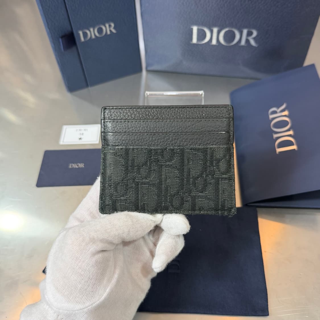 [리오브] 디올 오블리크 자카드 카드지갑 상품이미지3