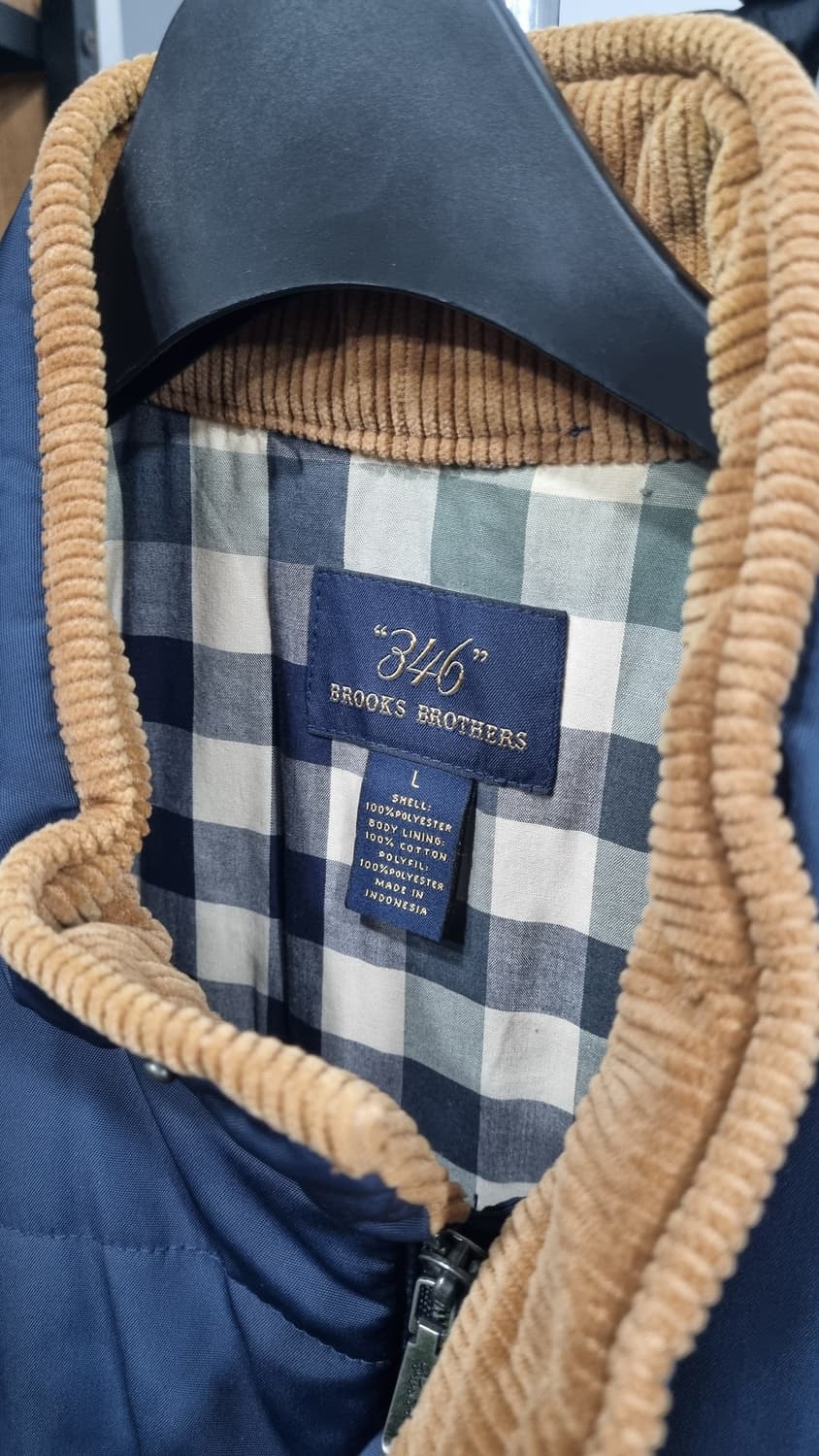 (브룩스브라더스) 웨스턴 골덴카라 패딩베스트 105~110 상품이미지2