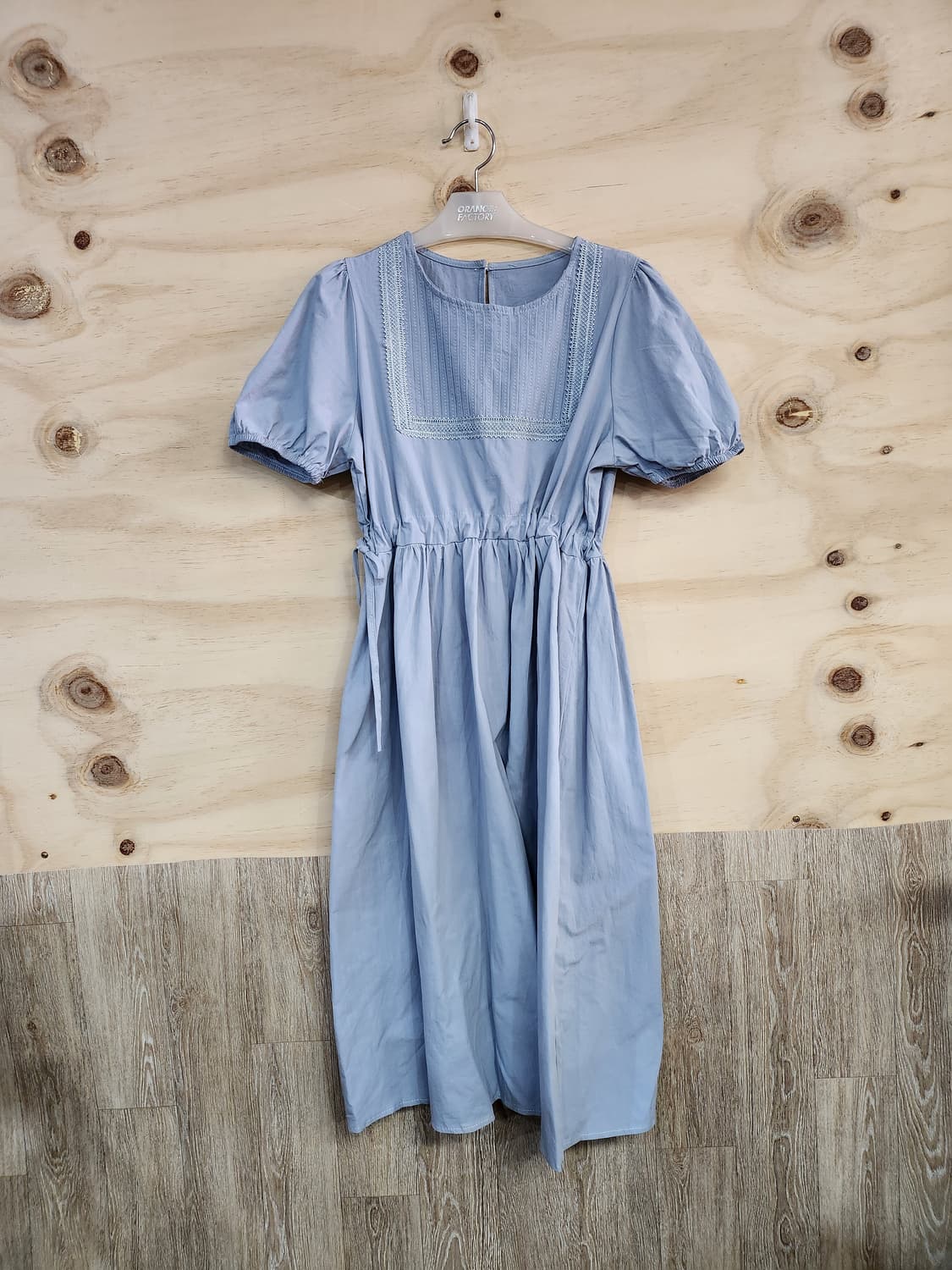 369) 허리조임 포인트 롱 원피스 상품이미지1