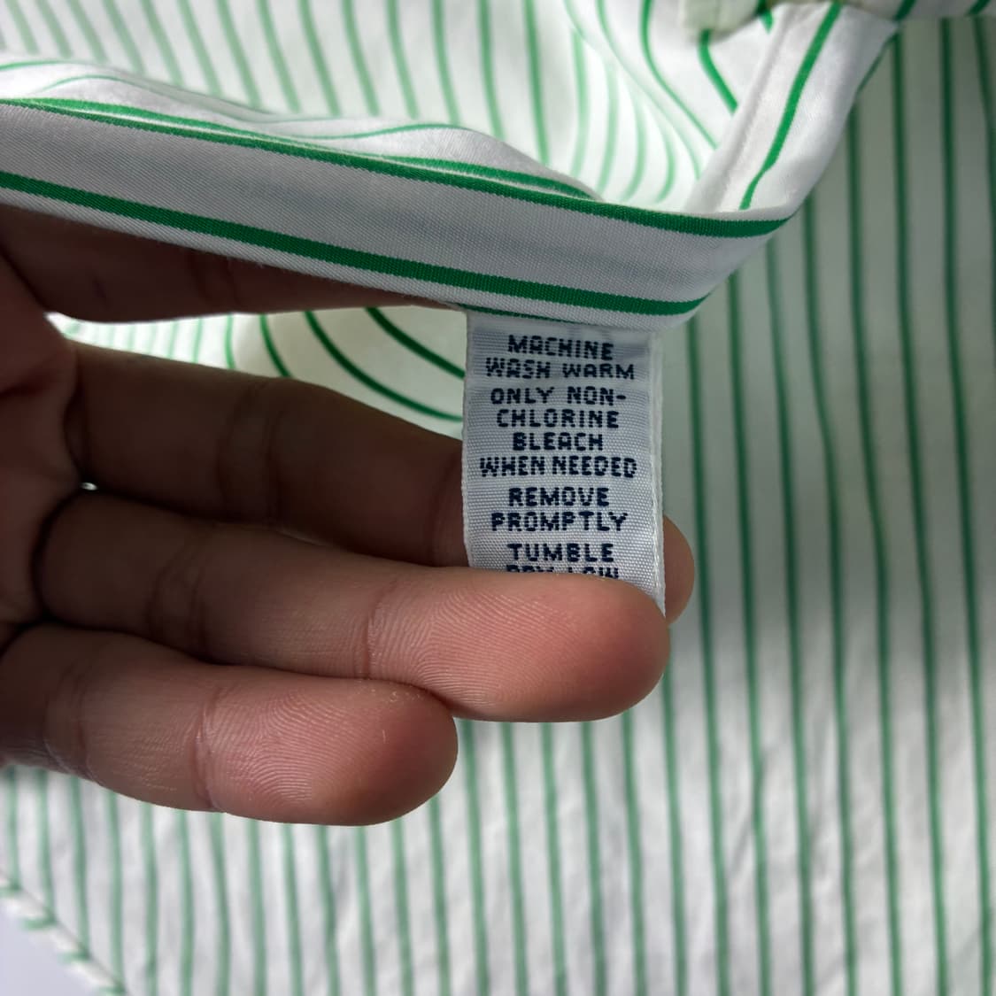 Polo 폴로 랄프로렌 그린 스트라이프 셔츠 상품이미지5