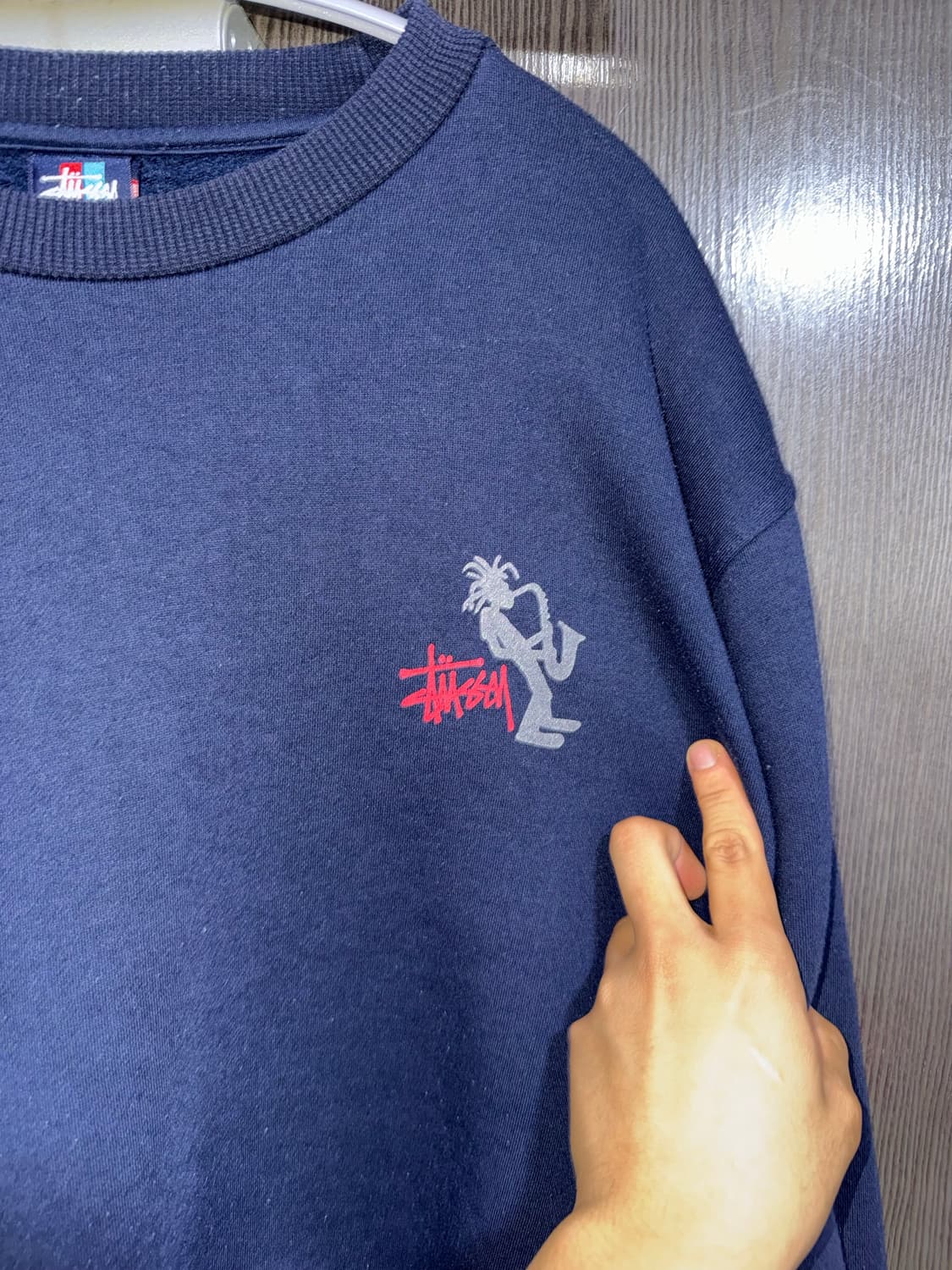90s stussy 재즈맨 스웻셔츠 상품이미지4