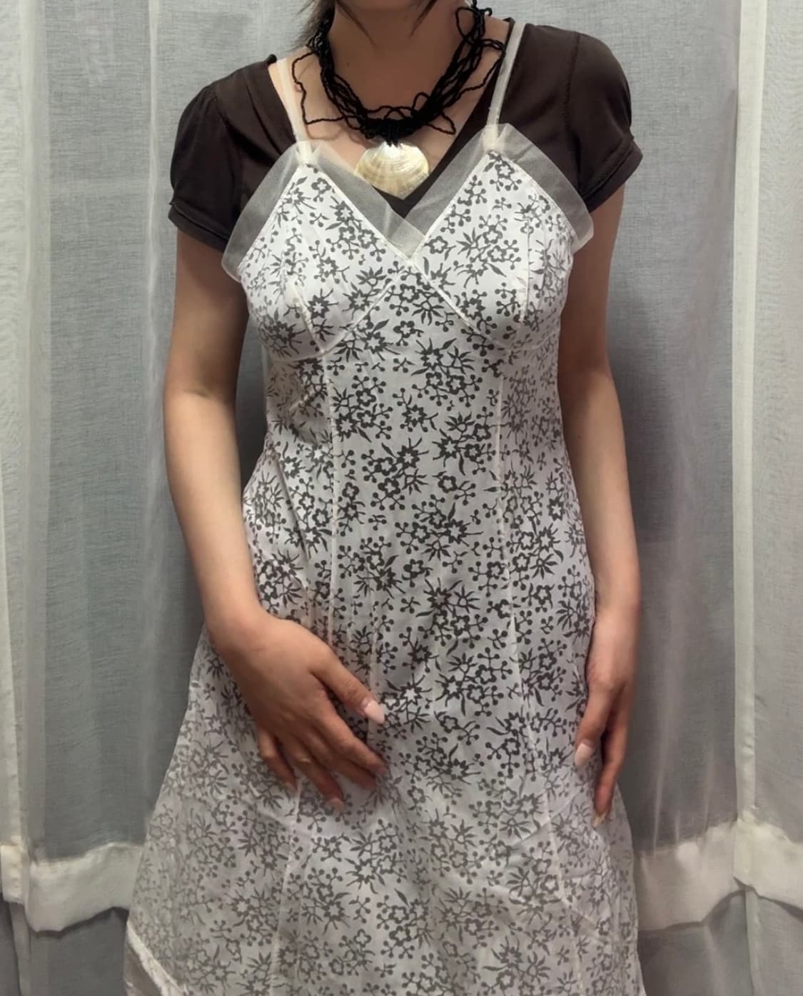 Sleeveless long skirt 상품이미지1